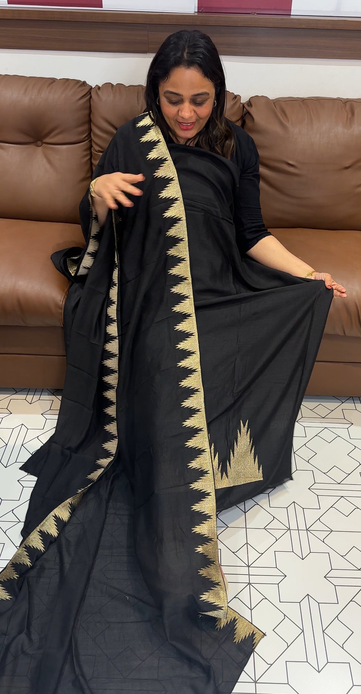 SEMI RAW SILK UNSTITCHED SALWAR SUITS - IHA 24749