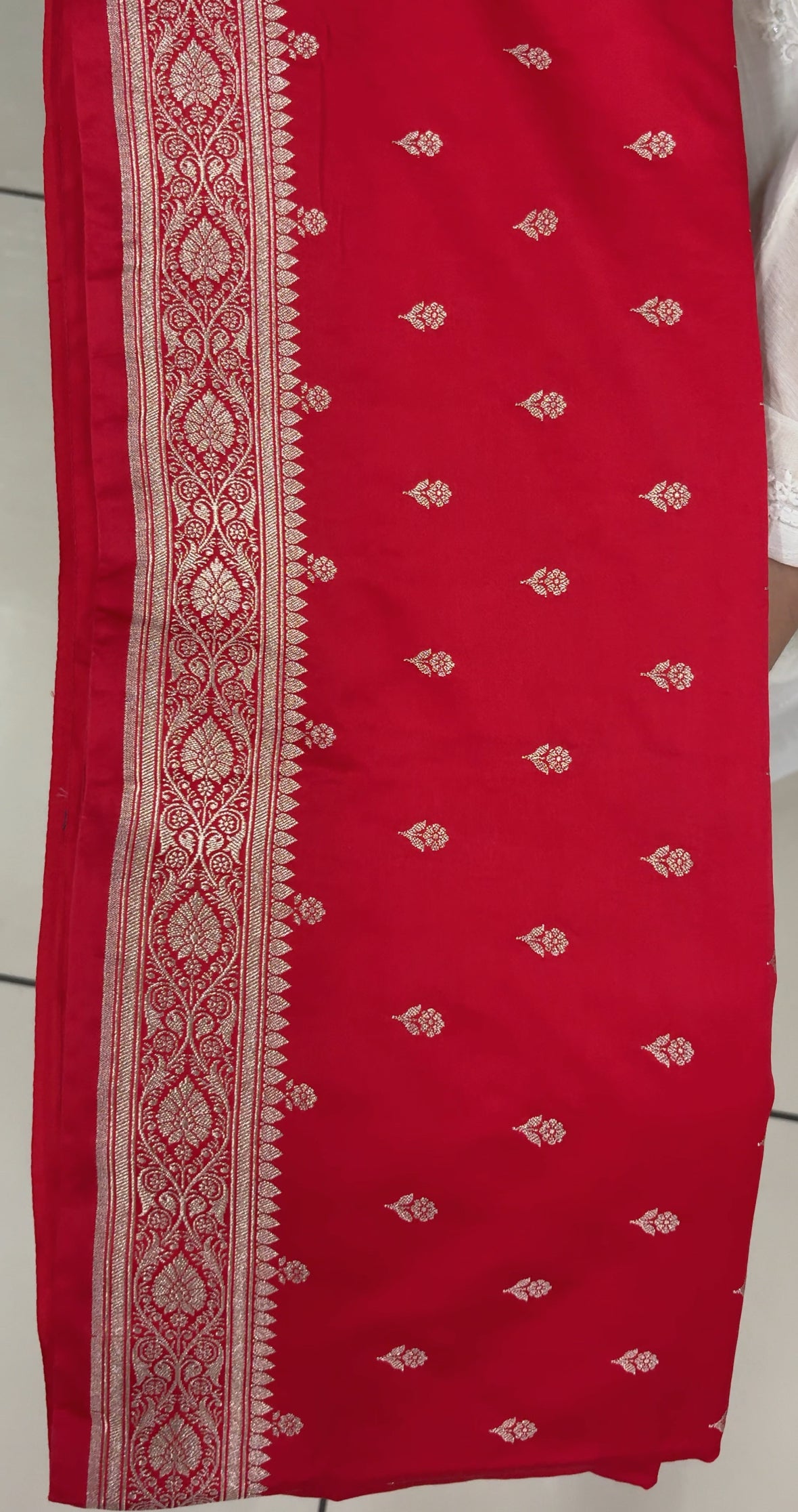 SEMI KATAN BANARASI SAREES - IHA 24623