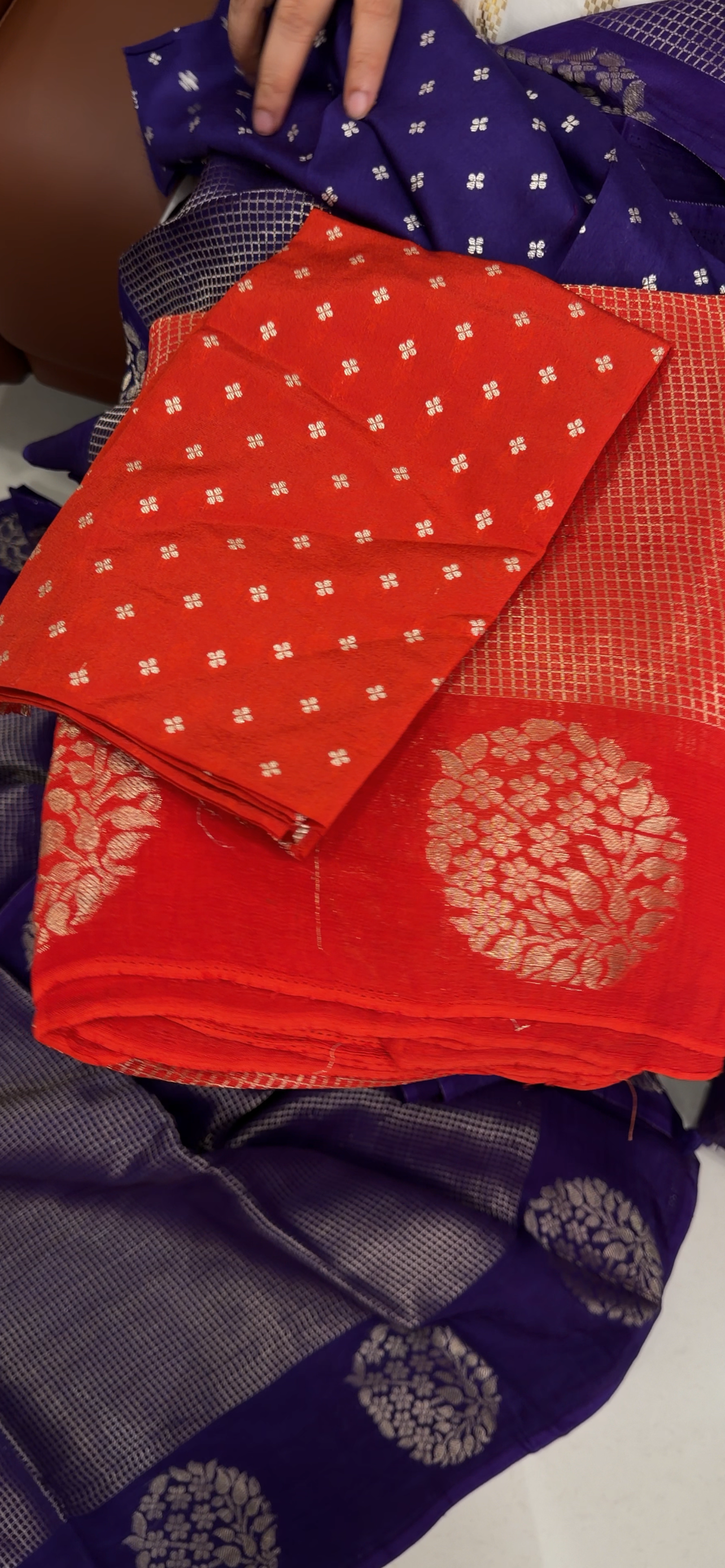 VISCOSE CRAPE SAREES - IHA 34100