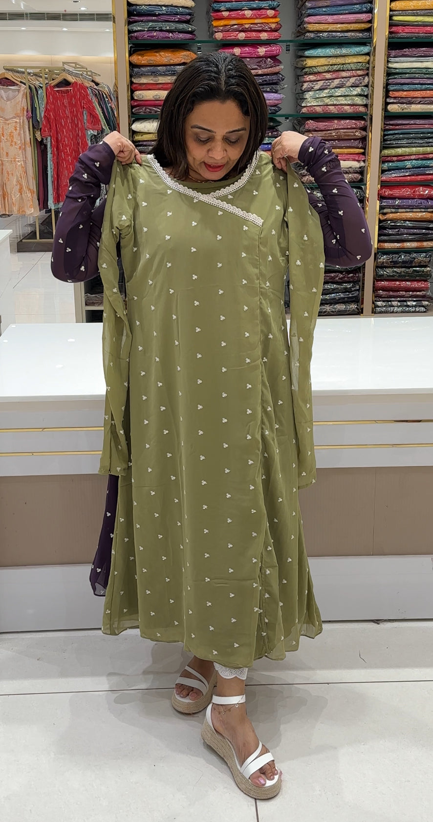 IHA'S IN-HOUSE DESIGNER A-LINE TOPS - IHA 21553