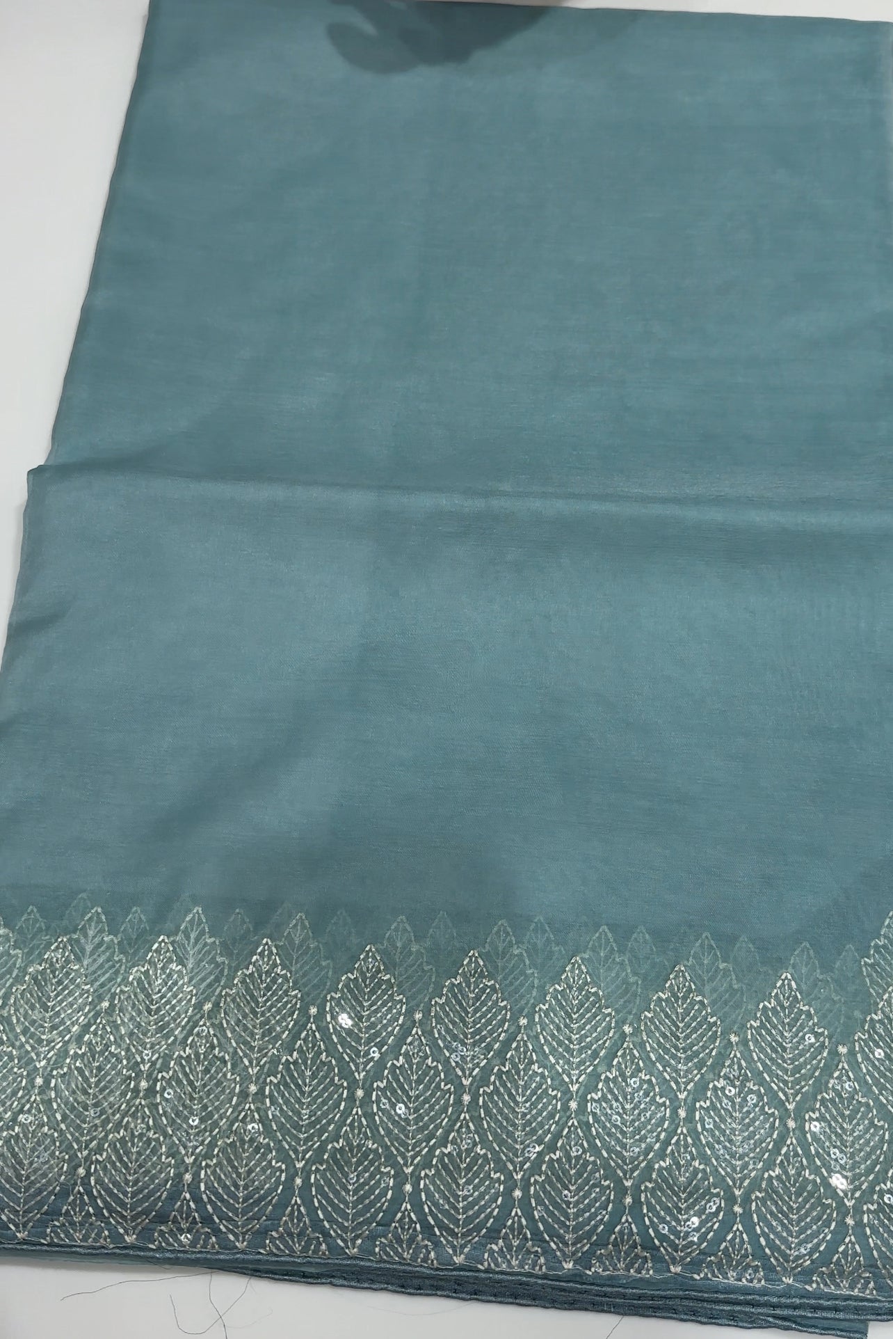 NYLON ORGANZA SAREES - IHA 27336
