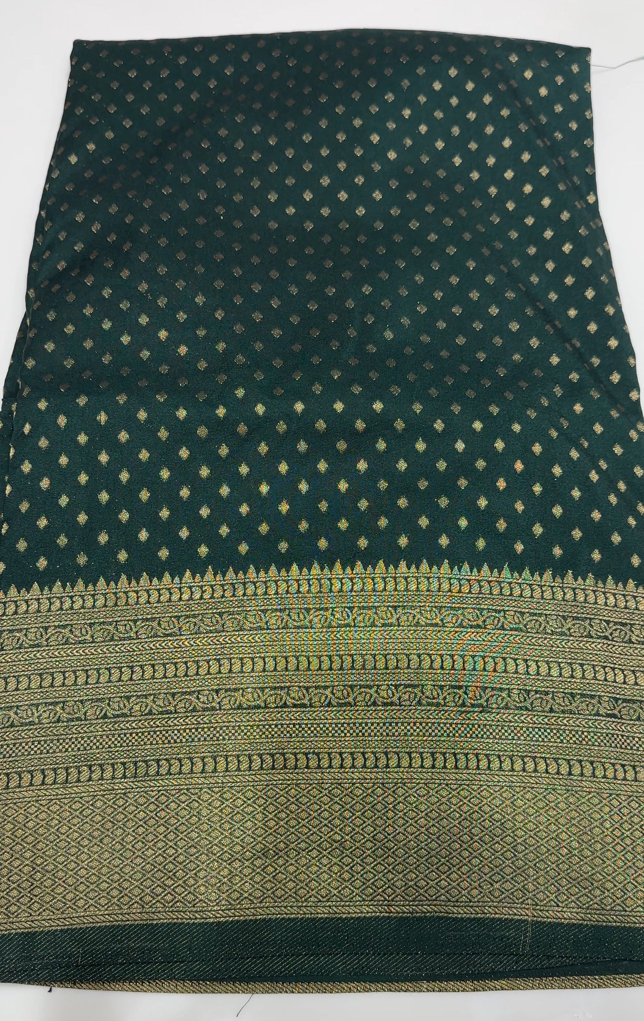 SEMI BANARASI SAREES - IHA 27402