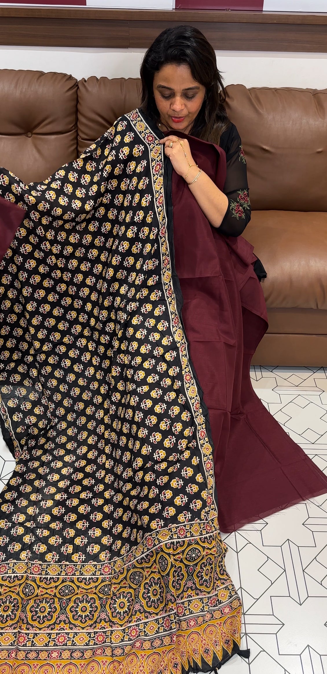 IHA'S IN-HOUSE SEMI RAW SILK UNSTITCHED SALWAR SUITS - IHA 24805