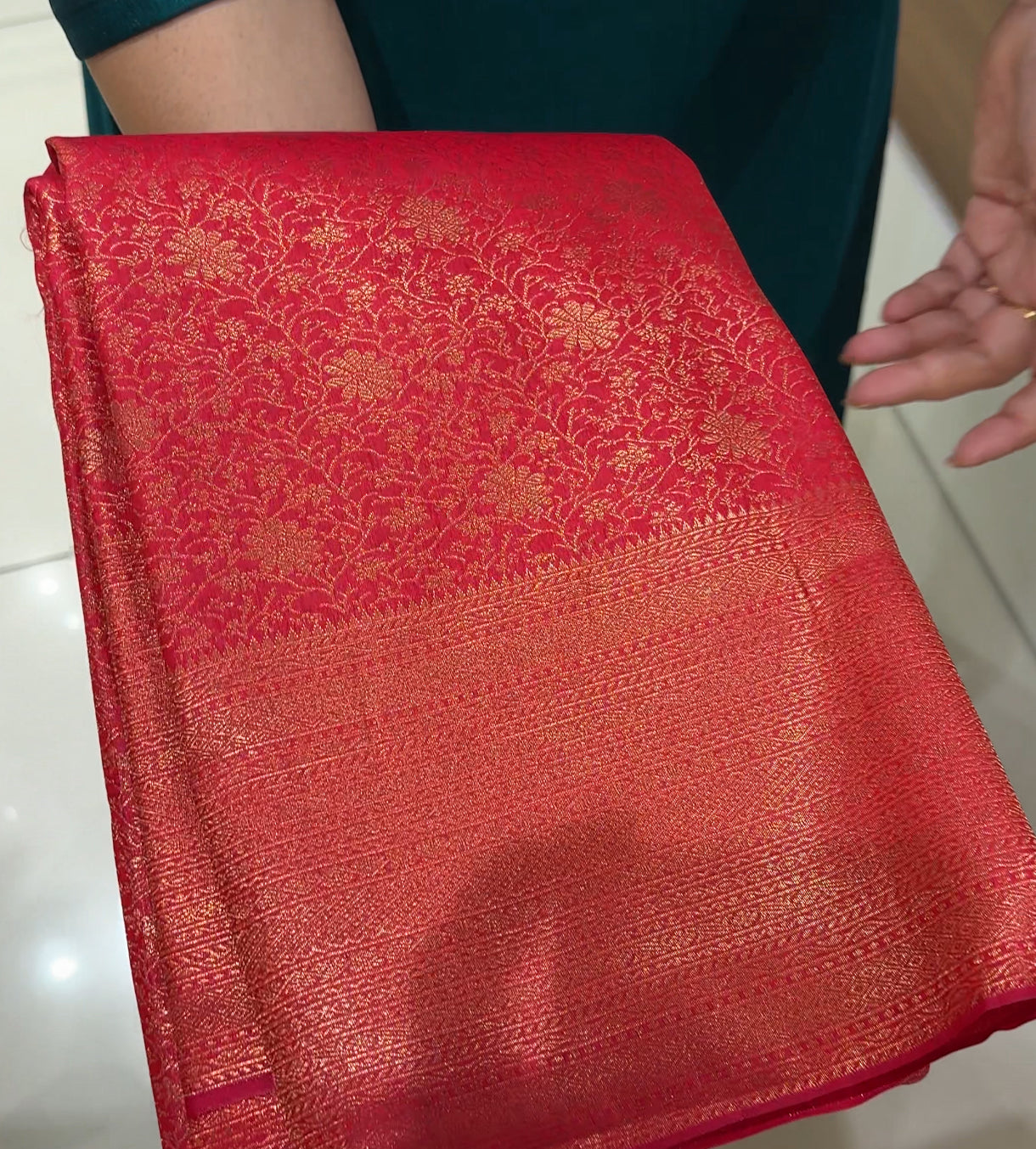 SEMI BROCADE SAREES - IHA 26093