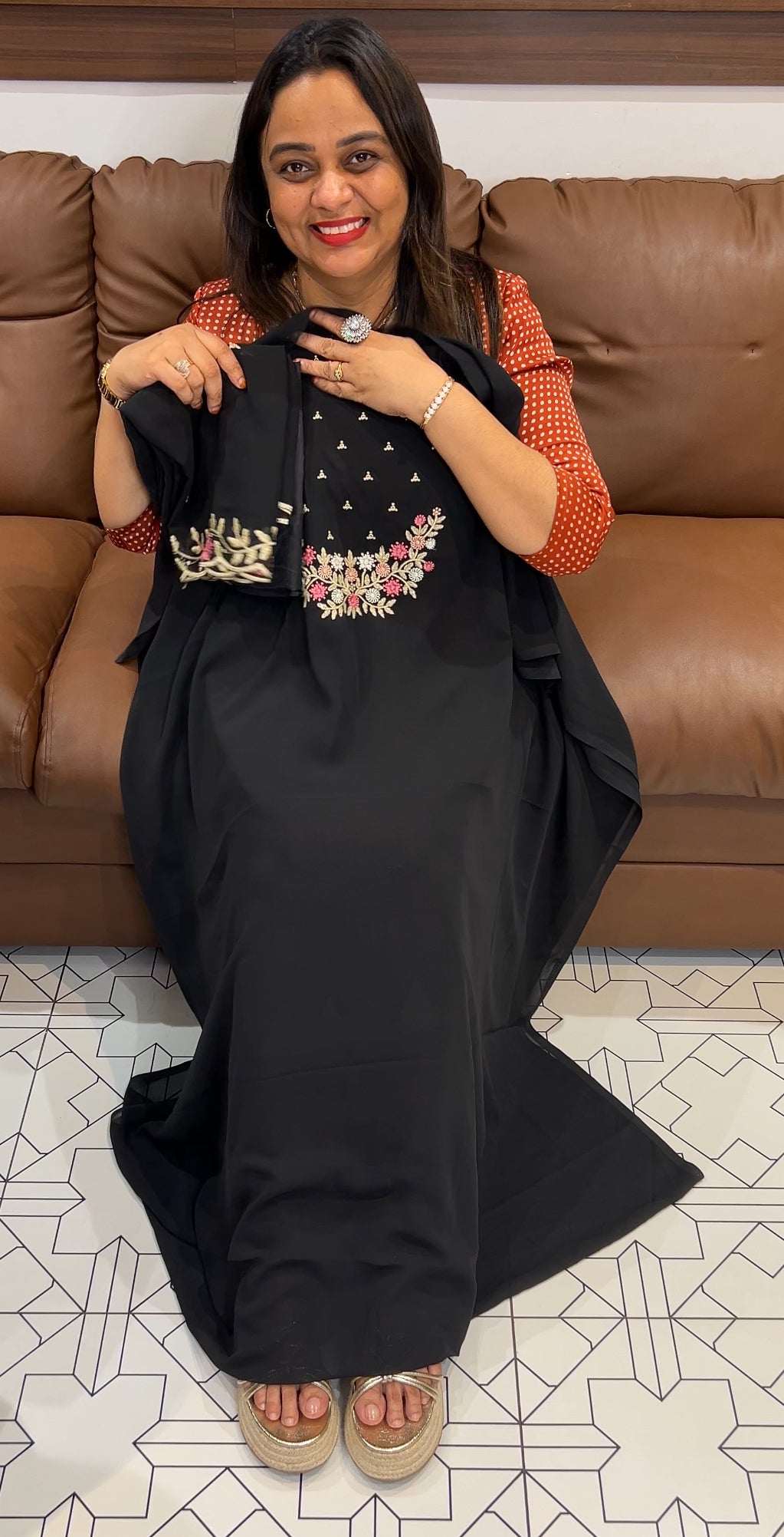 FAUX GEORGETTE UNSTITCHED SALWAR SUITS - IHA 22776