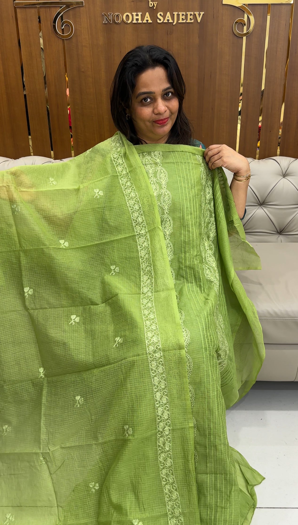 NET KOTA UNSTITCHED SALWAR SUITS - IHA 25724