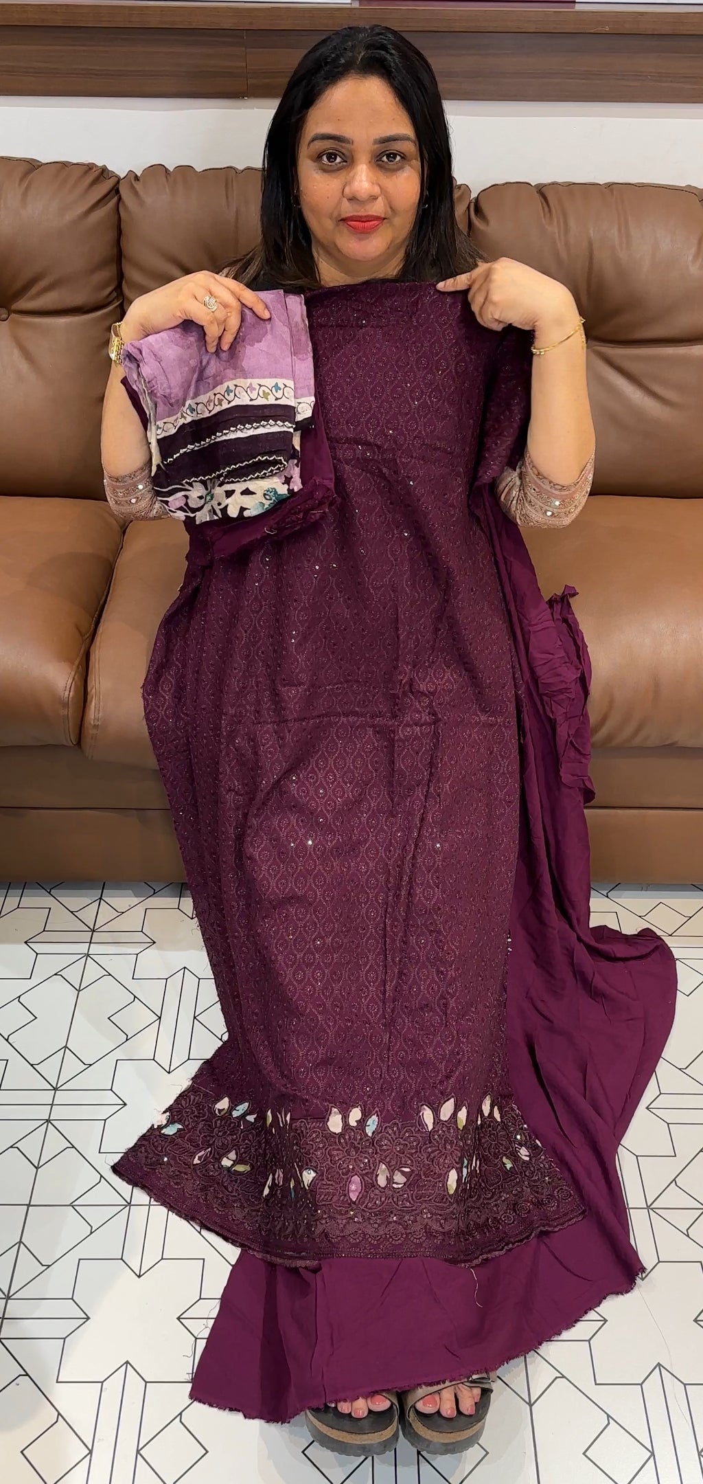 COTTON HAKOBA UNSTITCHED SALWAR SUITS - IHA 20252