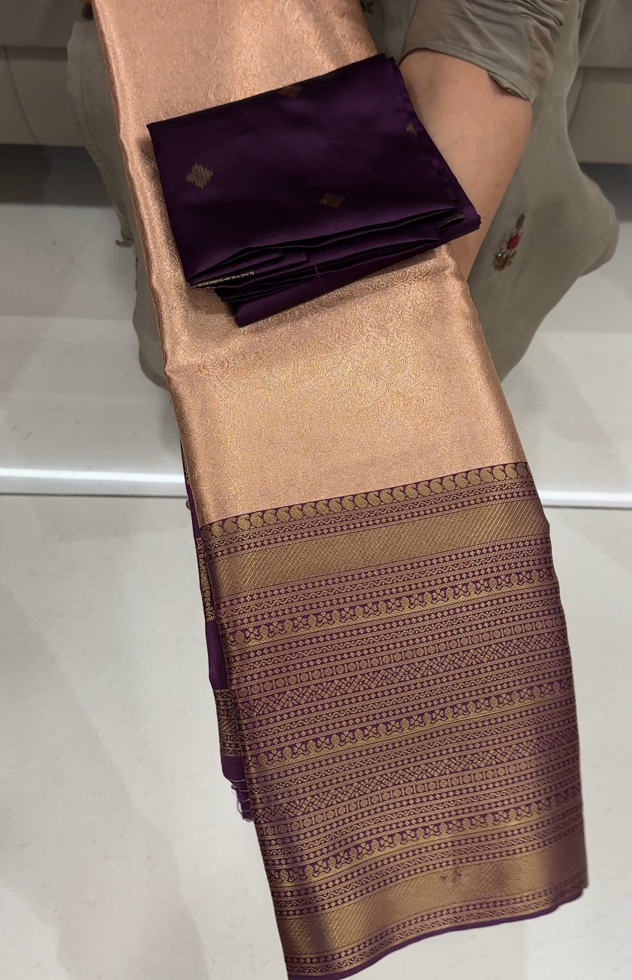 TISSUE UNSTITCHED DHVANI SETS MATERIAL - IHA 25799