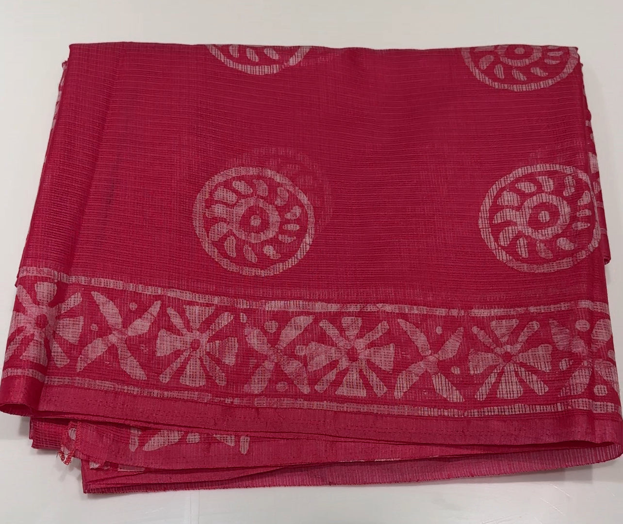BATIK PRINTED SAREES - IHA 25110