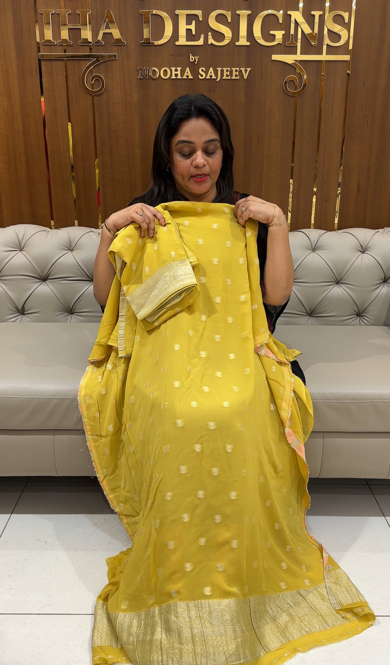 BANARASI UNSTITCHED SALWARE SUITS - IHGA 24921