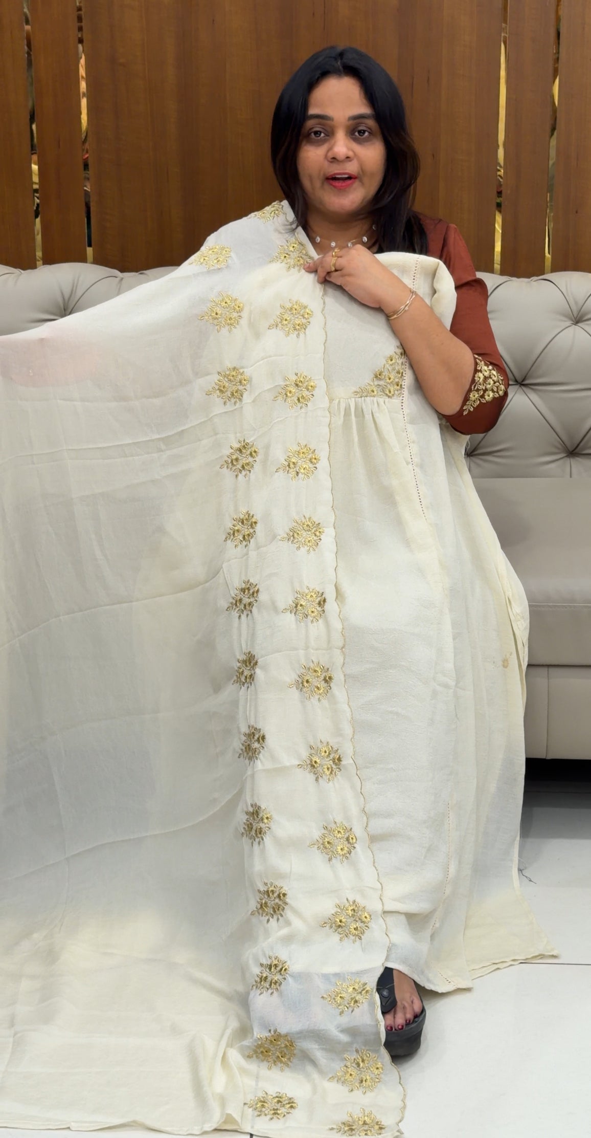 SEMI RAW SILK UNSTITCHED SALWAR SUITS - IHA 29278