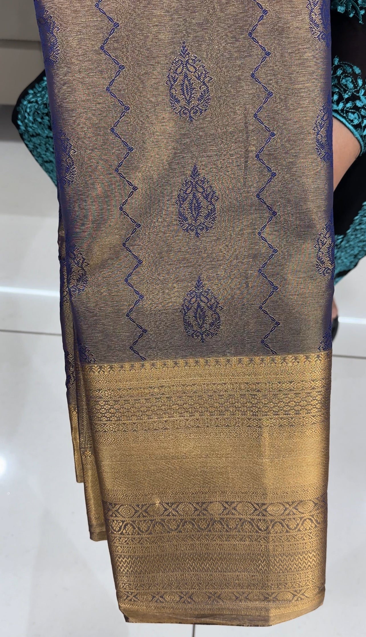 DESIGNER TISSUE KANCHIPURAM SILK SAREES - IHA 26353
