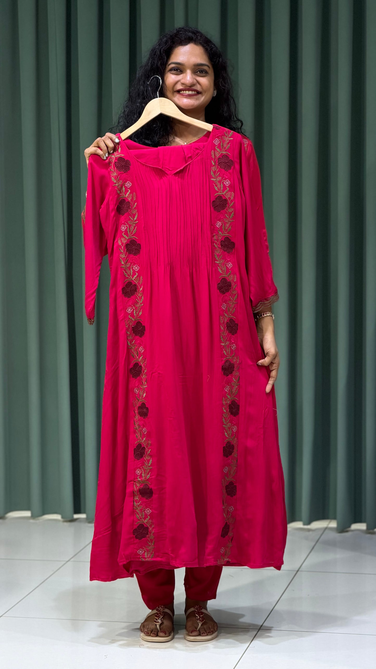 RAYON TOP, BOTTOM AND DUPATTA - IHA 31364