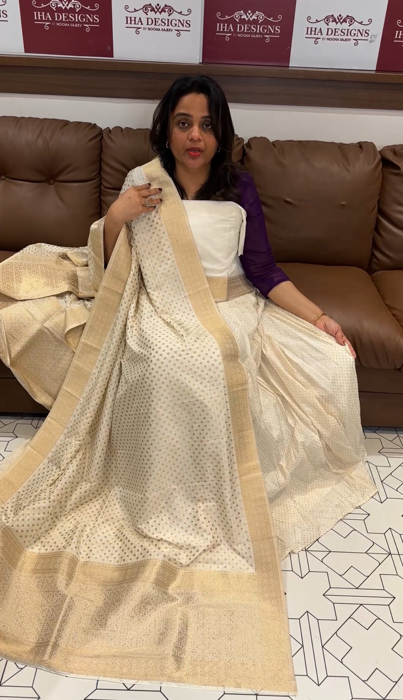 SEMI STITCHED DHAVANI SETS - IHA 25432