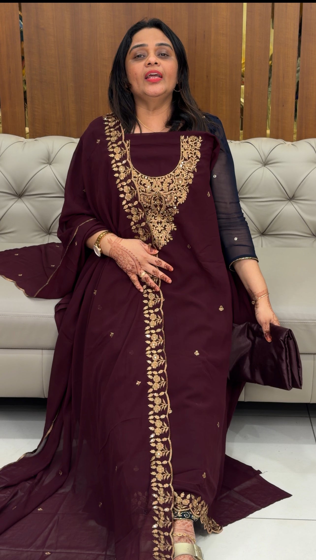 GEORGETTE UNSTITCHED SALWAR SUITS - IHA 31484