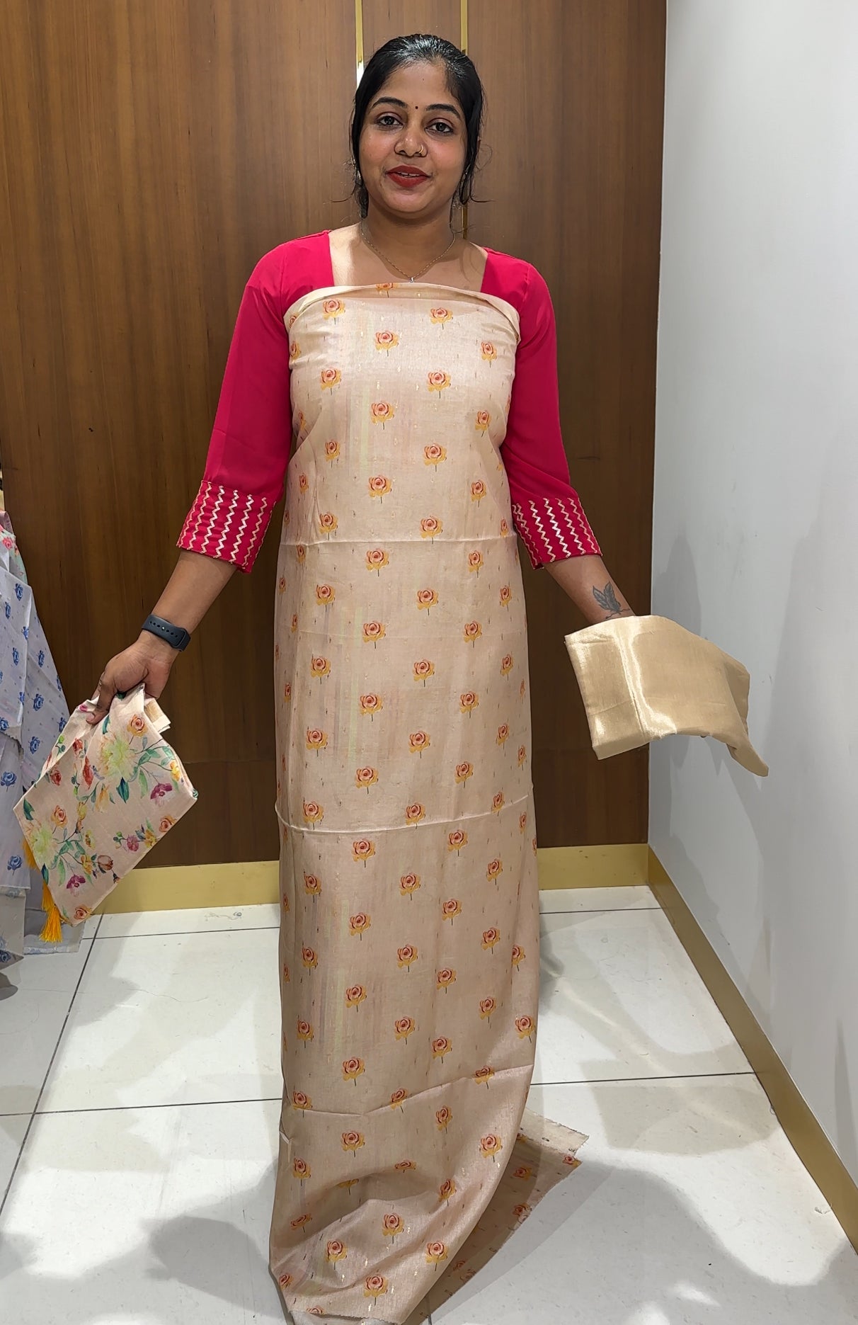 BUDGET BUY UNSTITCHED SALWAR SUITS - IHA 22856
