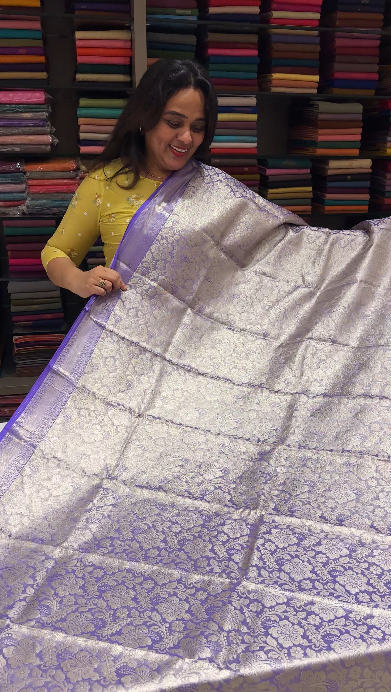 DESIGNER TISSUE KANCHIPURAM SILK SAREES - IHA 26325