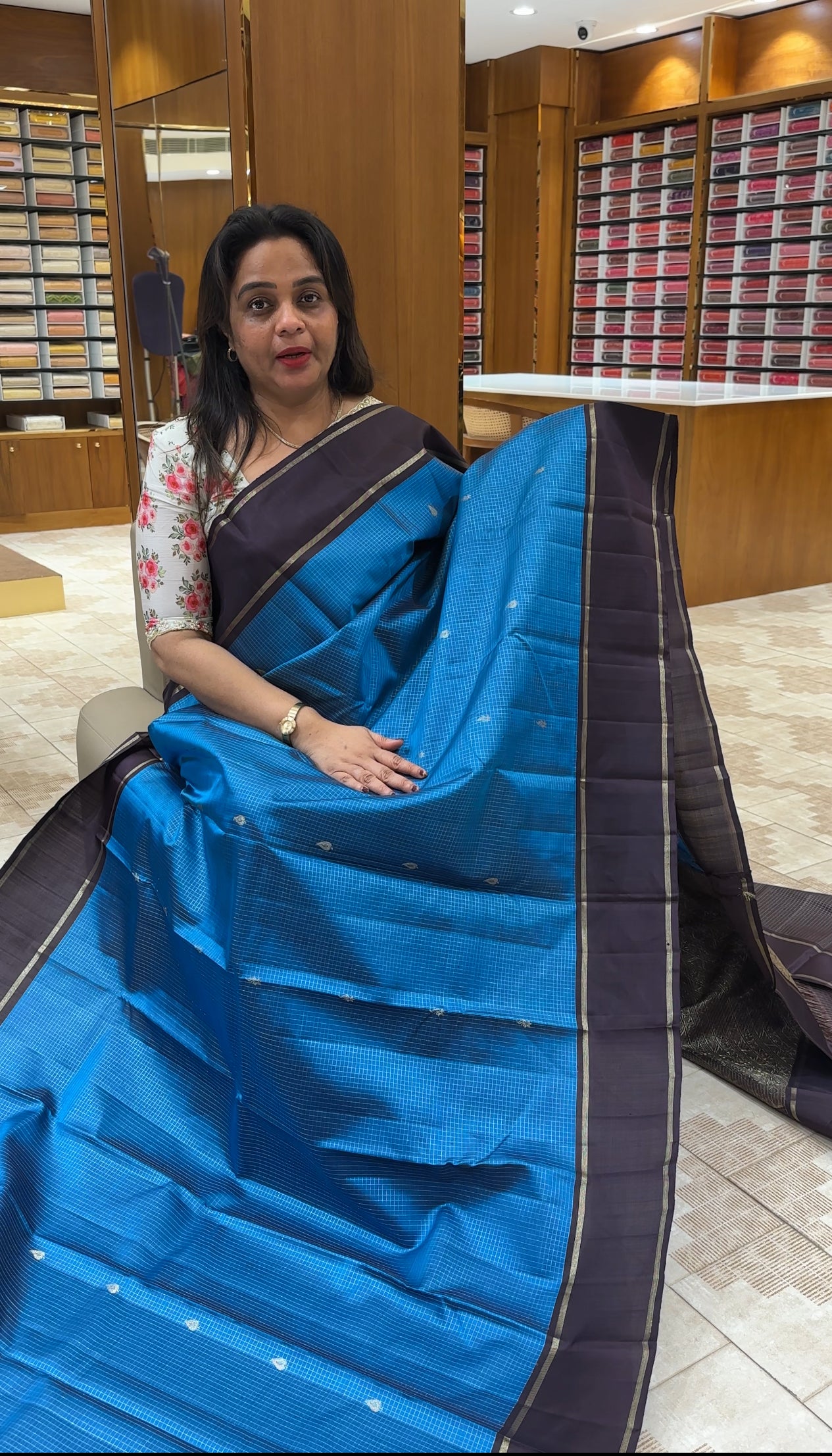 DESIGNER KANCHIPURAM SILK SAREES - IHA 25743