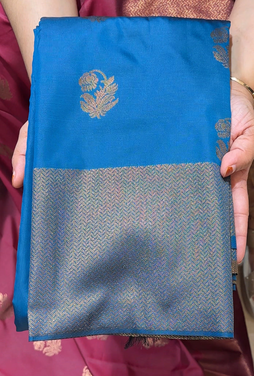 SEMI SOFT SILK SAREES - IHA 22725
