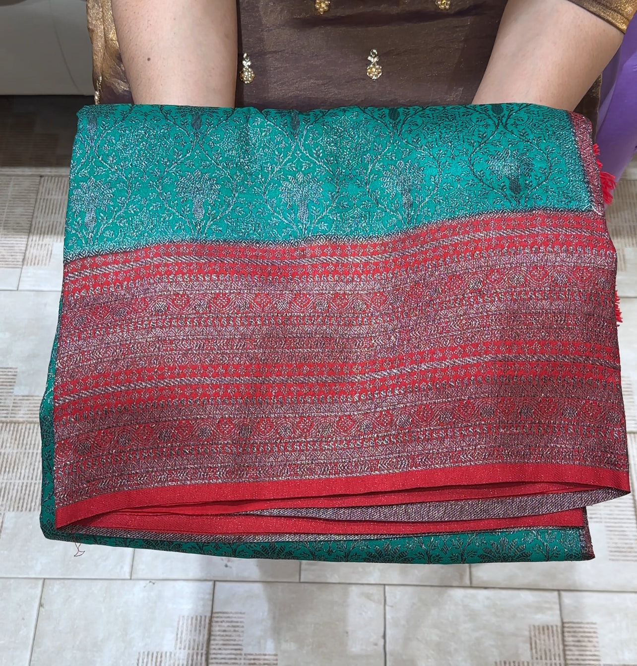 SEMI BANARASI SAREES - IHA 22736