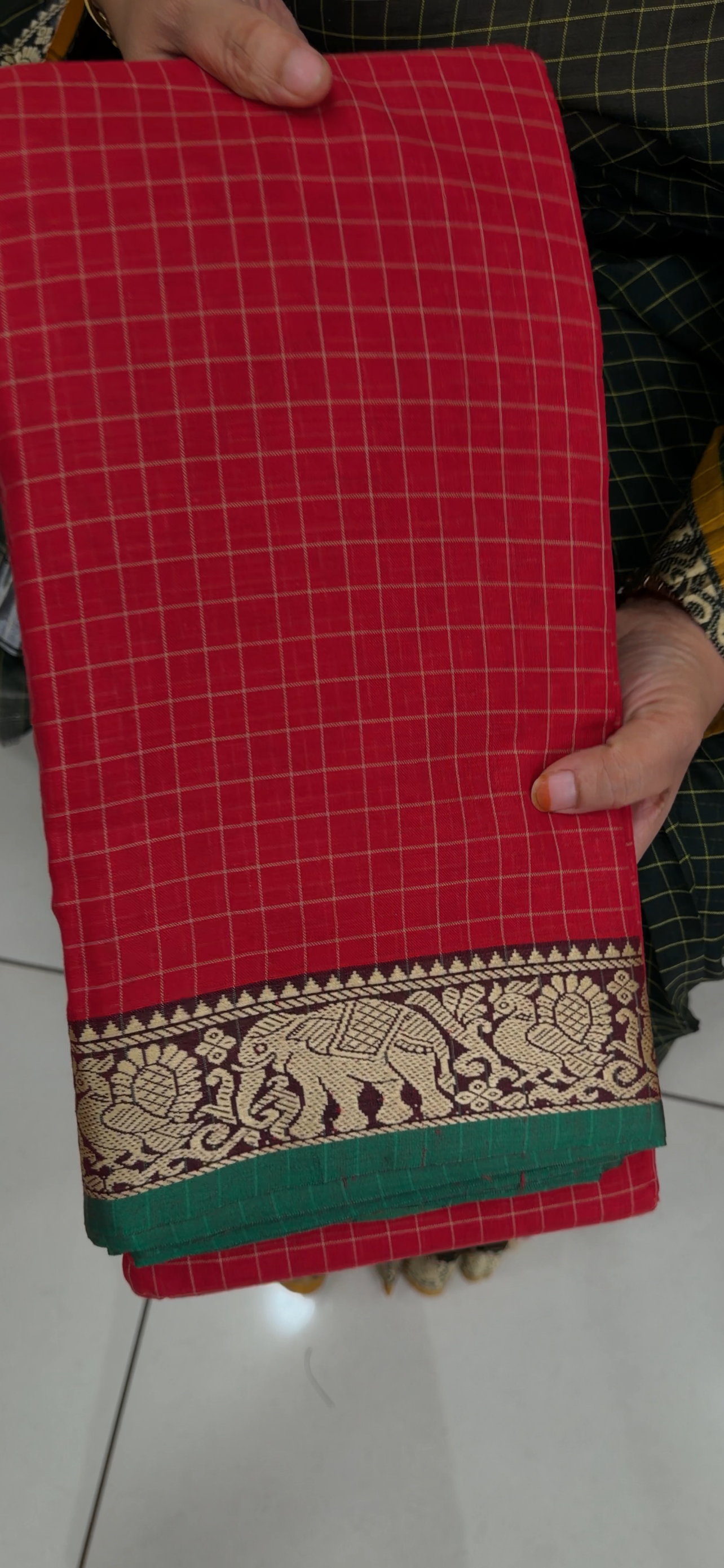 HANDLOOM COTTON SAREES - IHA 34584