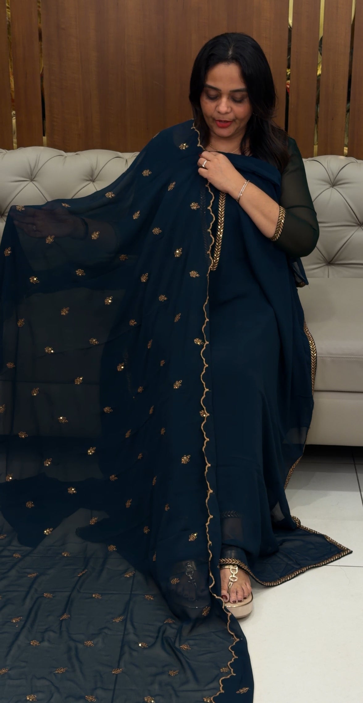 FORWARD UNSTITCHED SALWAR SUITS - IHA 32267