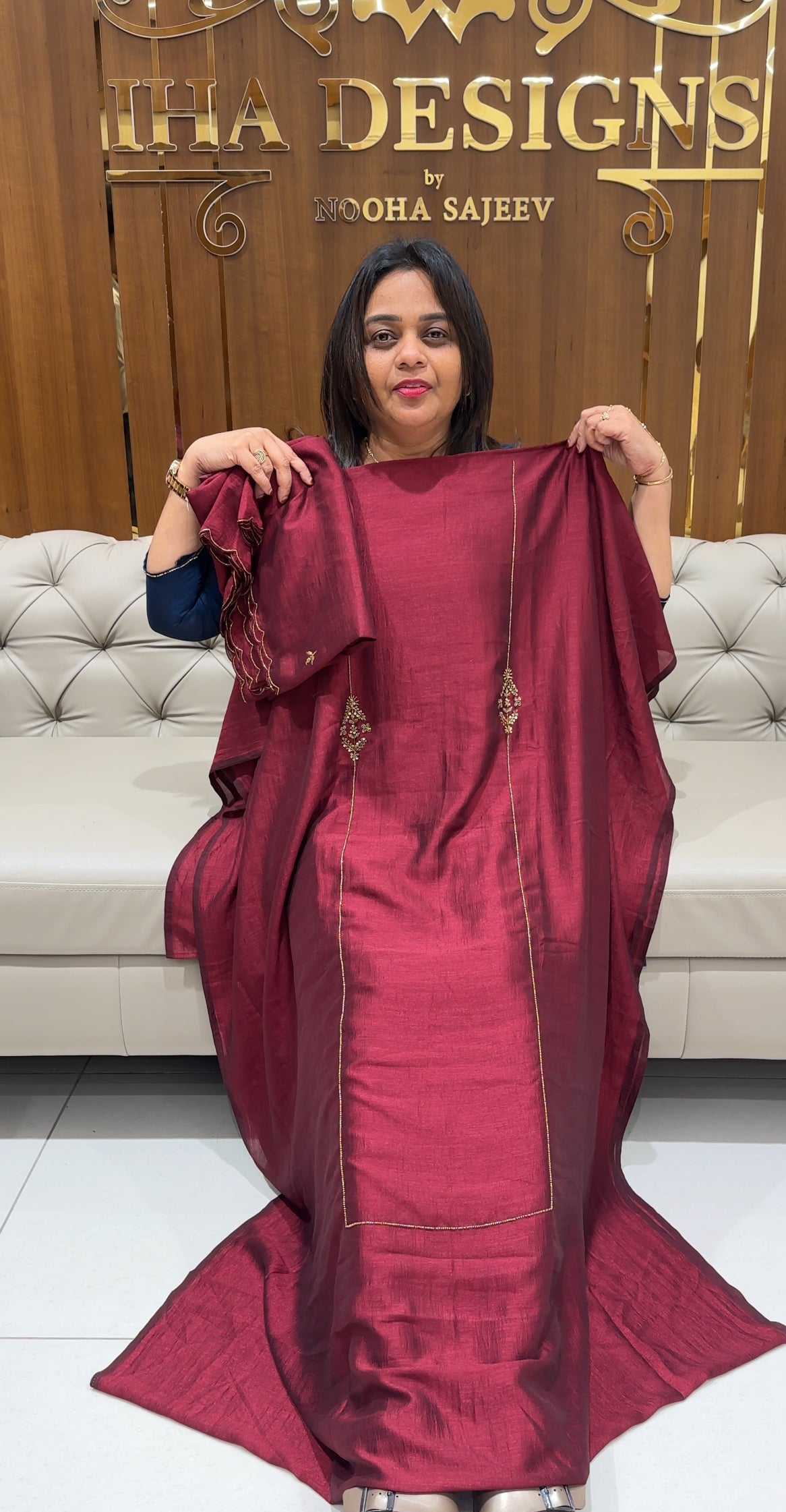 SEMI RAW SILK UNSTITCHED SALWAR SUITS - IHA 24422