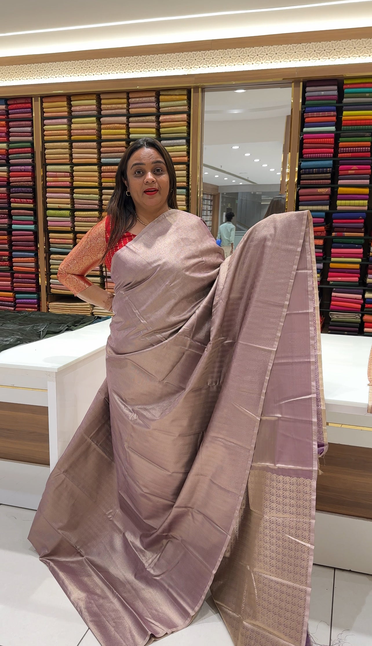 SEMI TISSUE SAREES - IHA 22011
