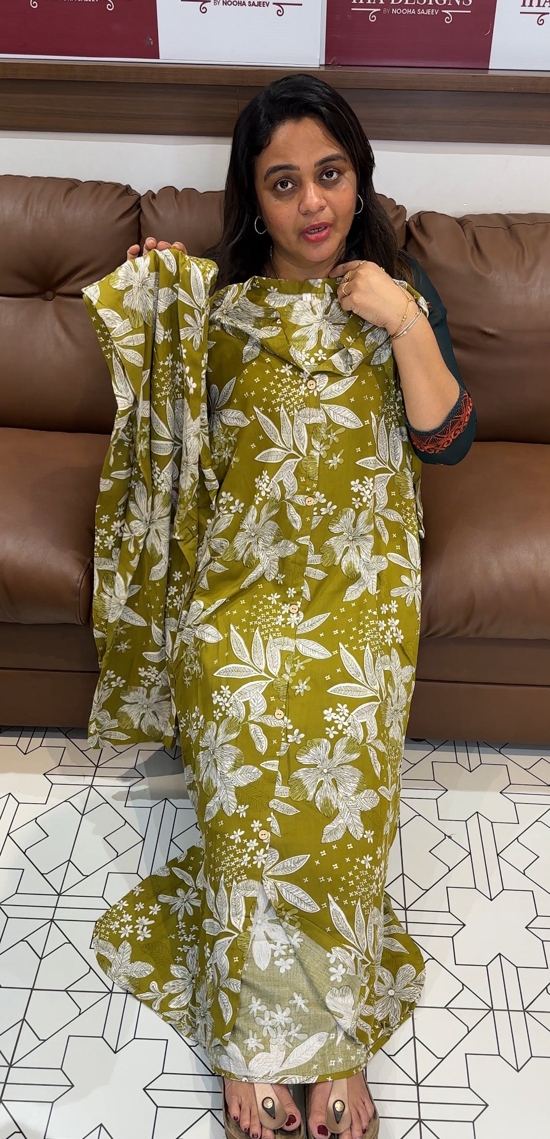 PRINTED RAYON TOP AND BOTTOM - IHA 26347