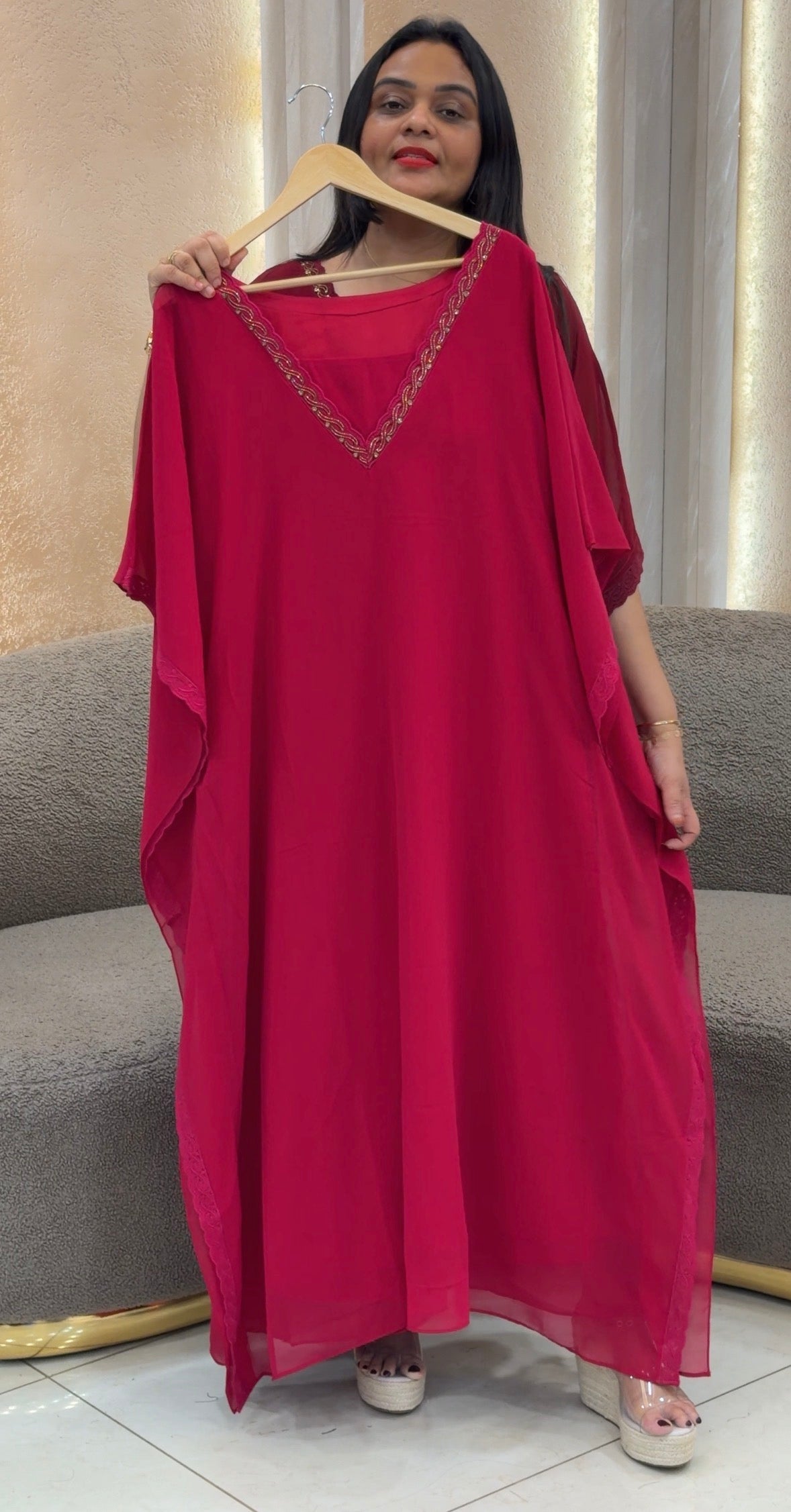 IHA'S IN-HOUSE KAFTAN TOPS - IHA 33807