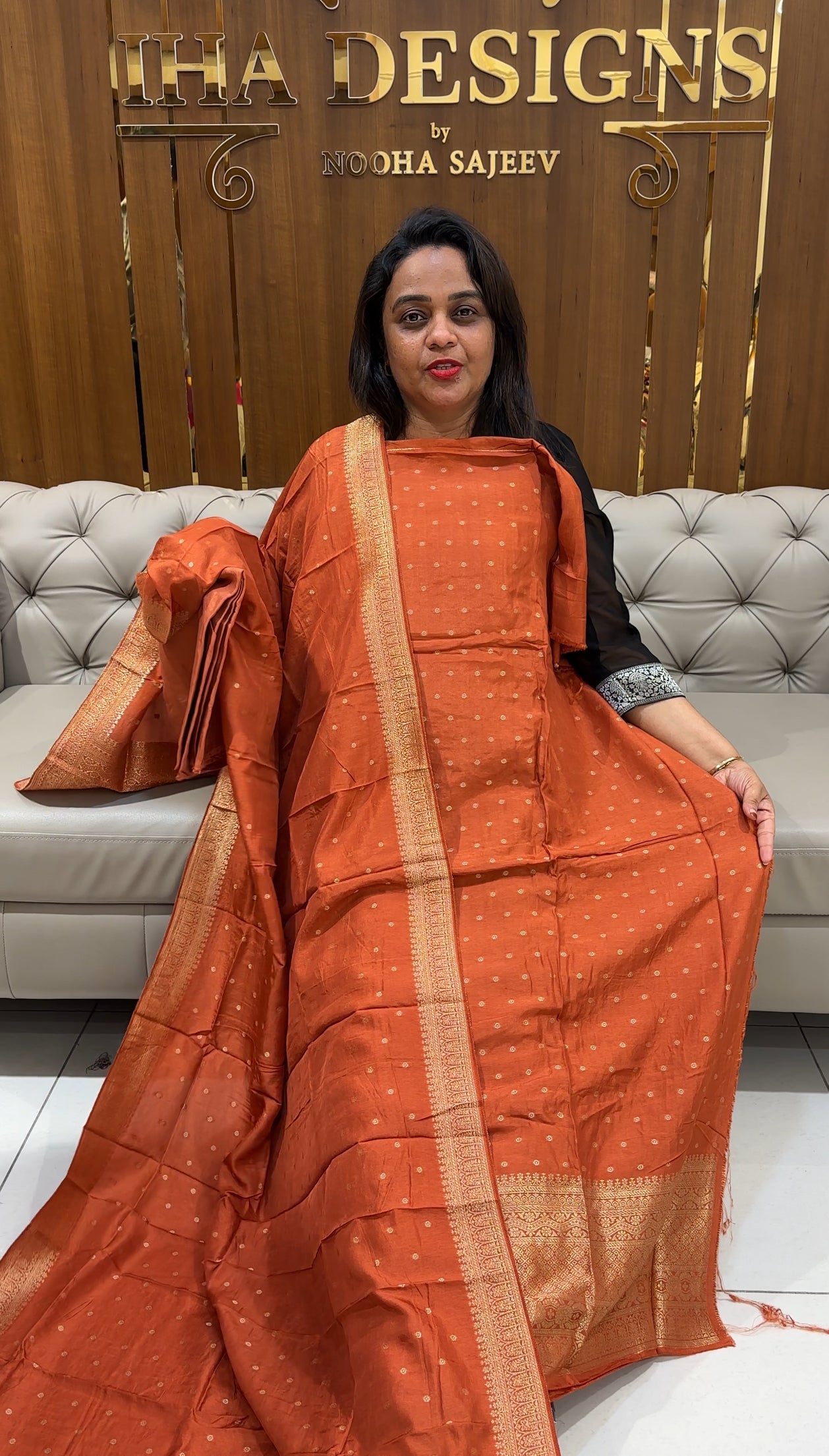 BANARASI UNSTITCHED SALWAR SUITS - IHA 24945