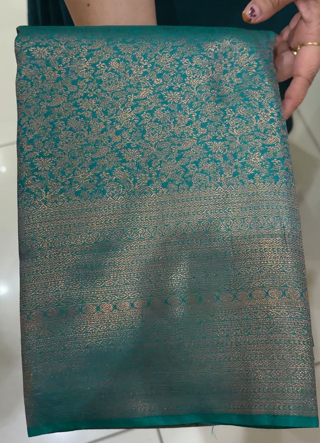 SEMI BROCADE SAREES - IHA 26093