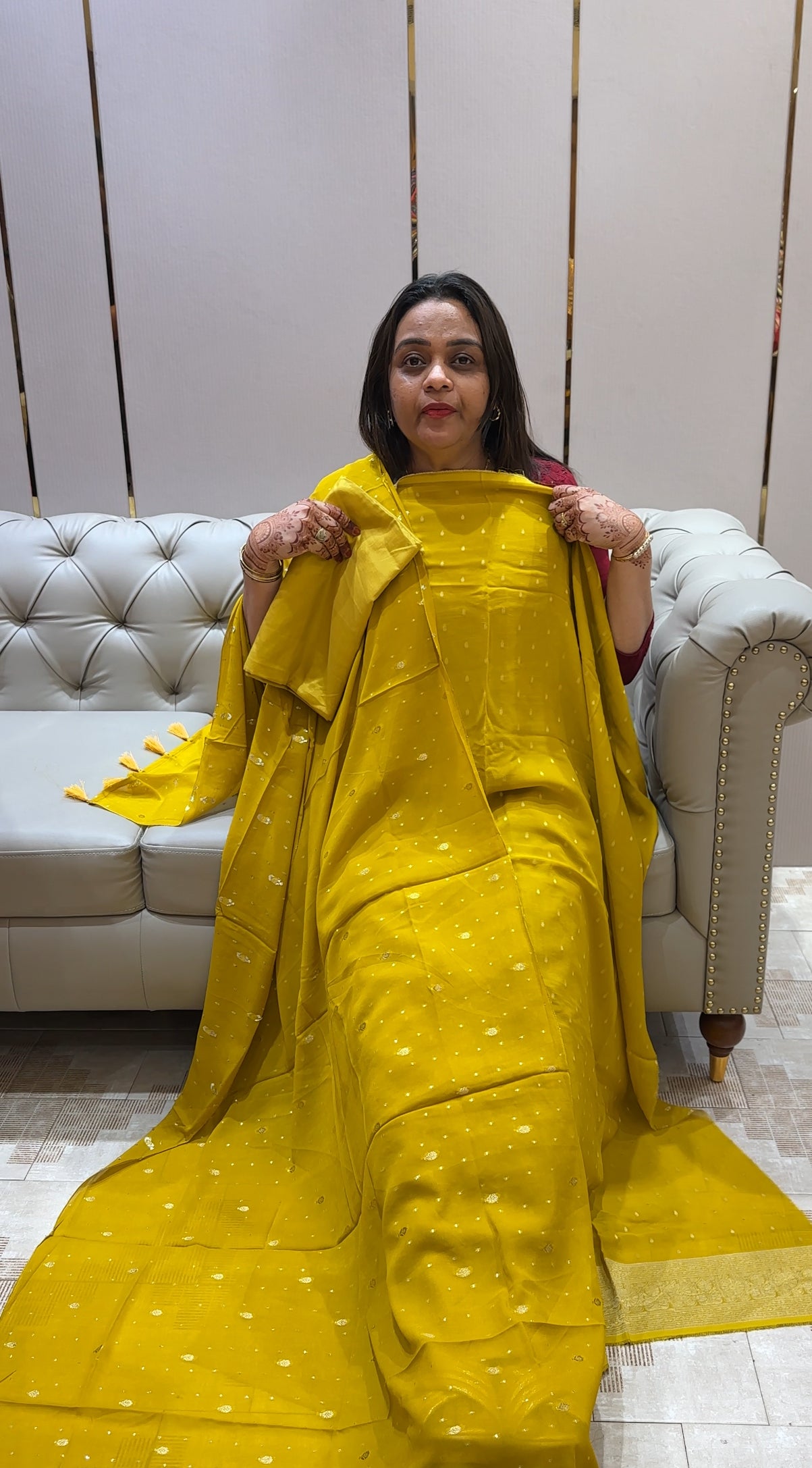 BANARASI UNSTITCHED SALWAR SUITS - IHA 21955