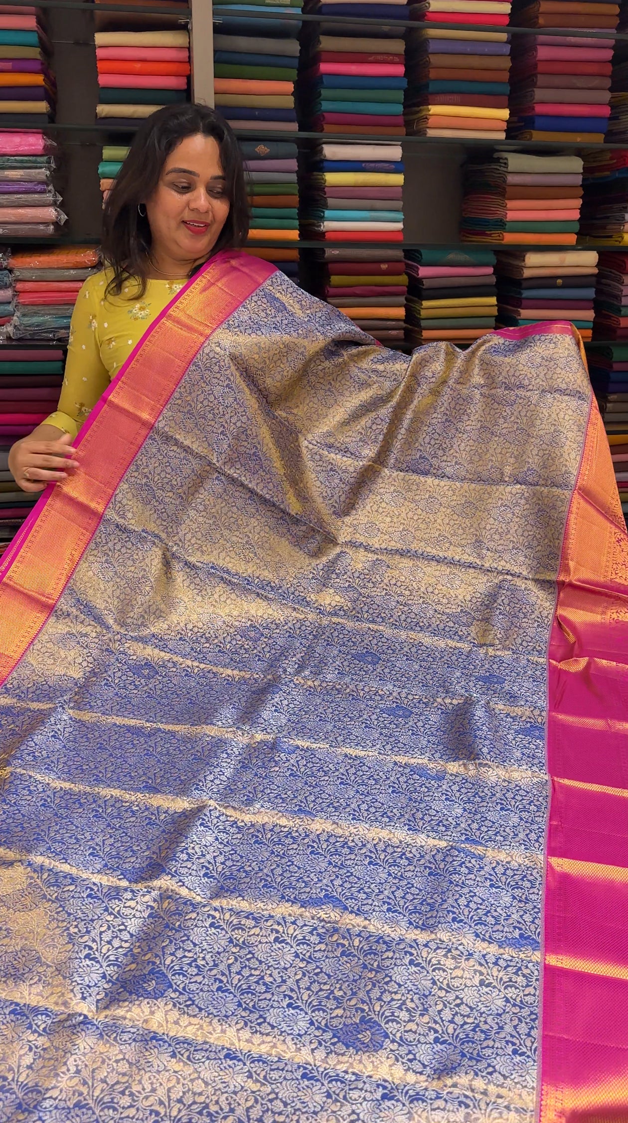 DESIGNER TISSUE KANCHIPURAM SILK SAREES - IHA 26325
