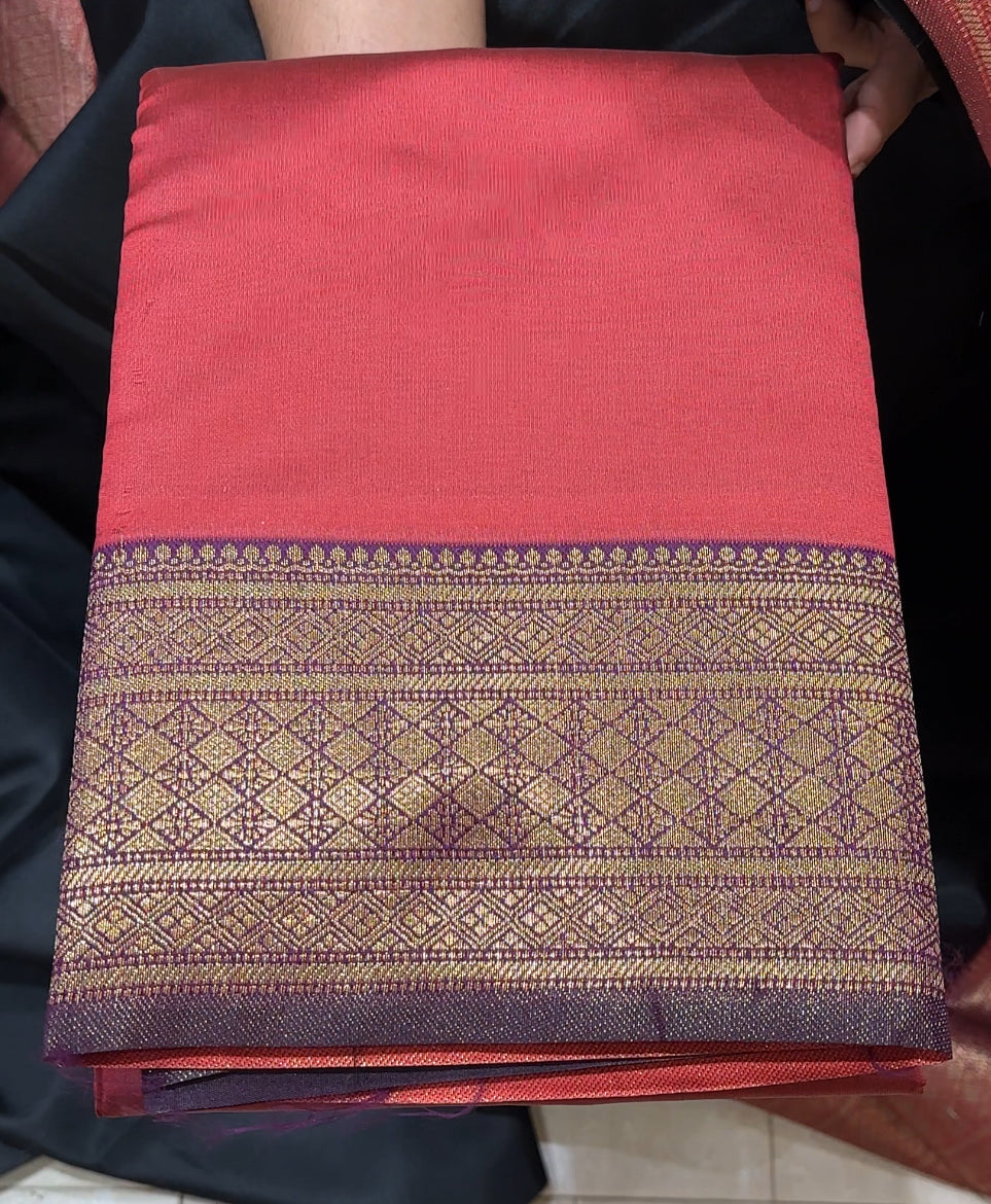 SEMI SILK SAREES - IHA 22840