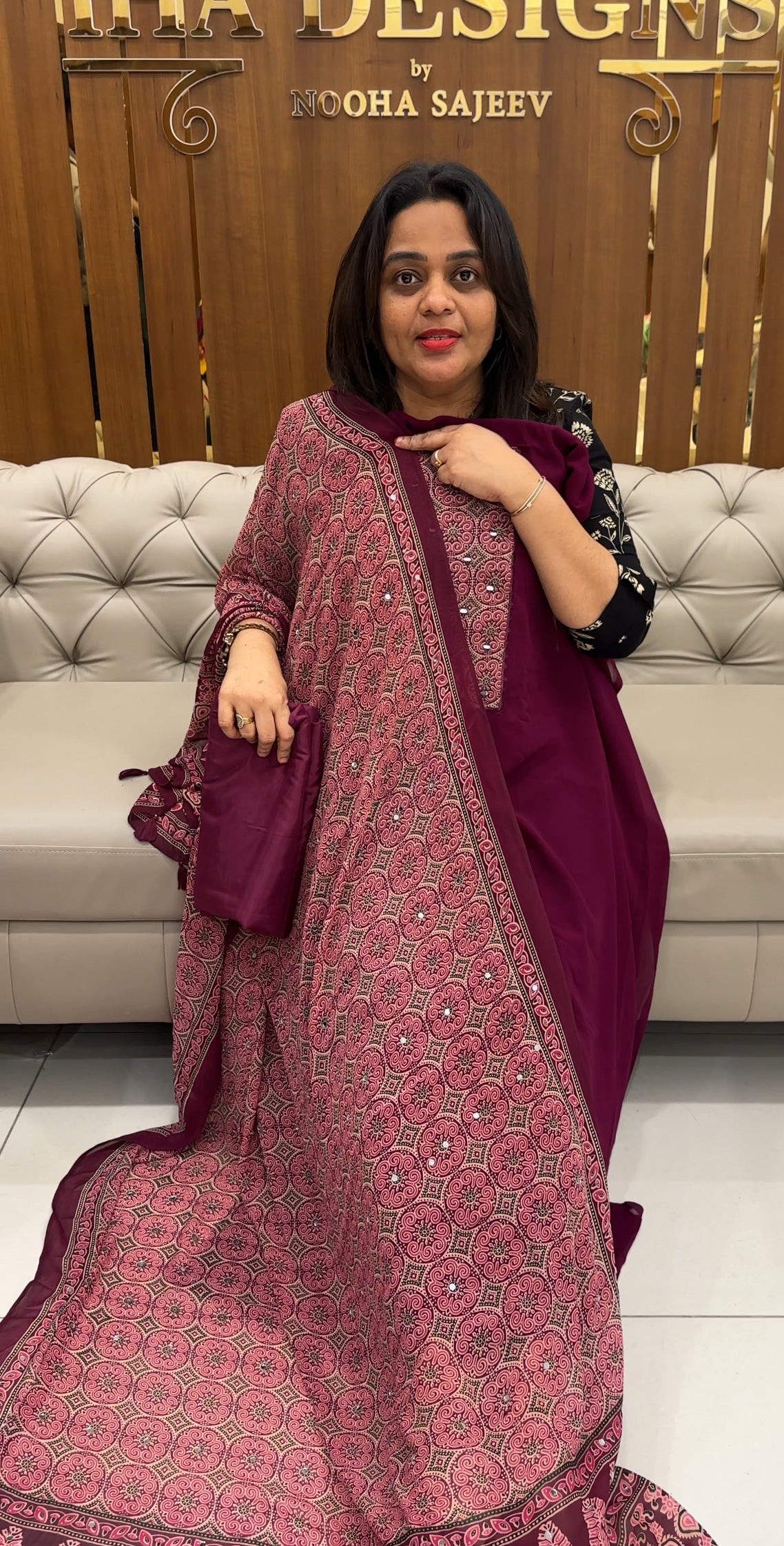 FORWARD FAUX GEORGETTE UNSTITCHED SALWAR SUITS - IHA 27076