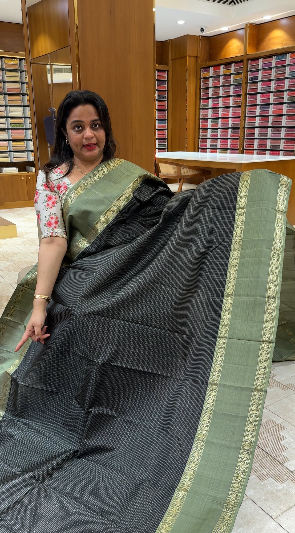 DESIGNER KANCHIPURAM SILK SAREES - IHA 25743