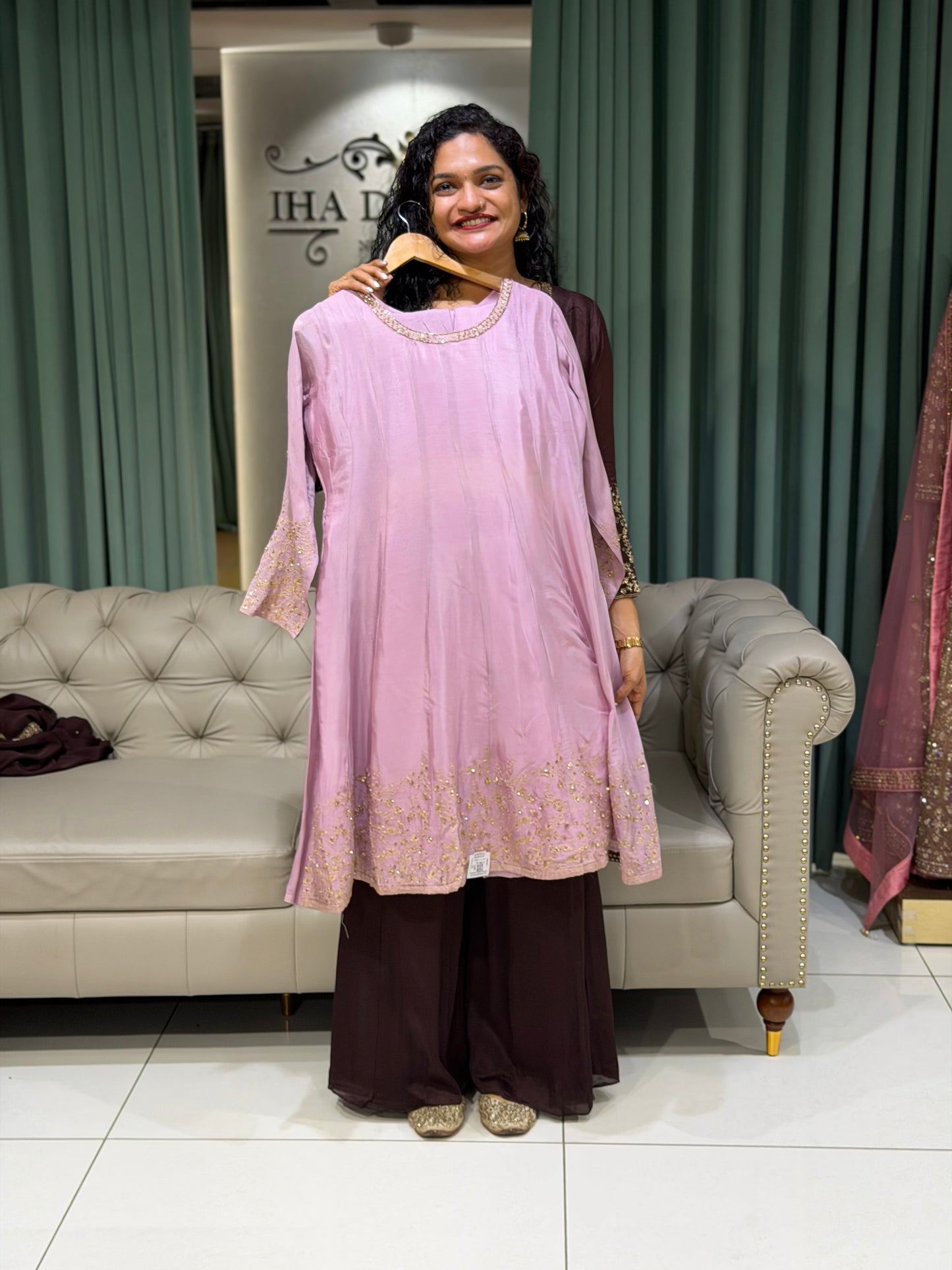 PARTY WEAR TOP, BOTTOM AND DUPATTA - IHA 29849