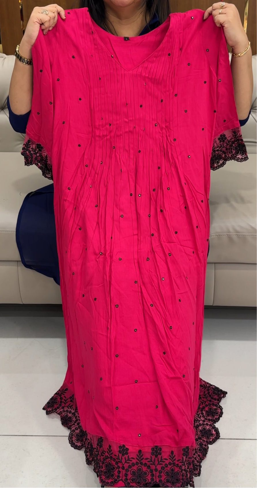 WRINKLE RYON ALINE TOPS - IHA 25860