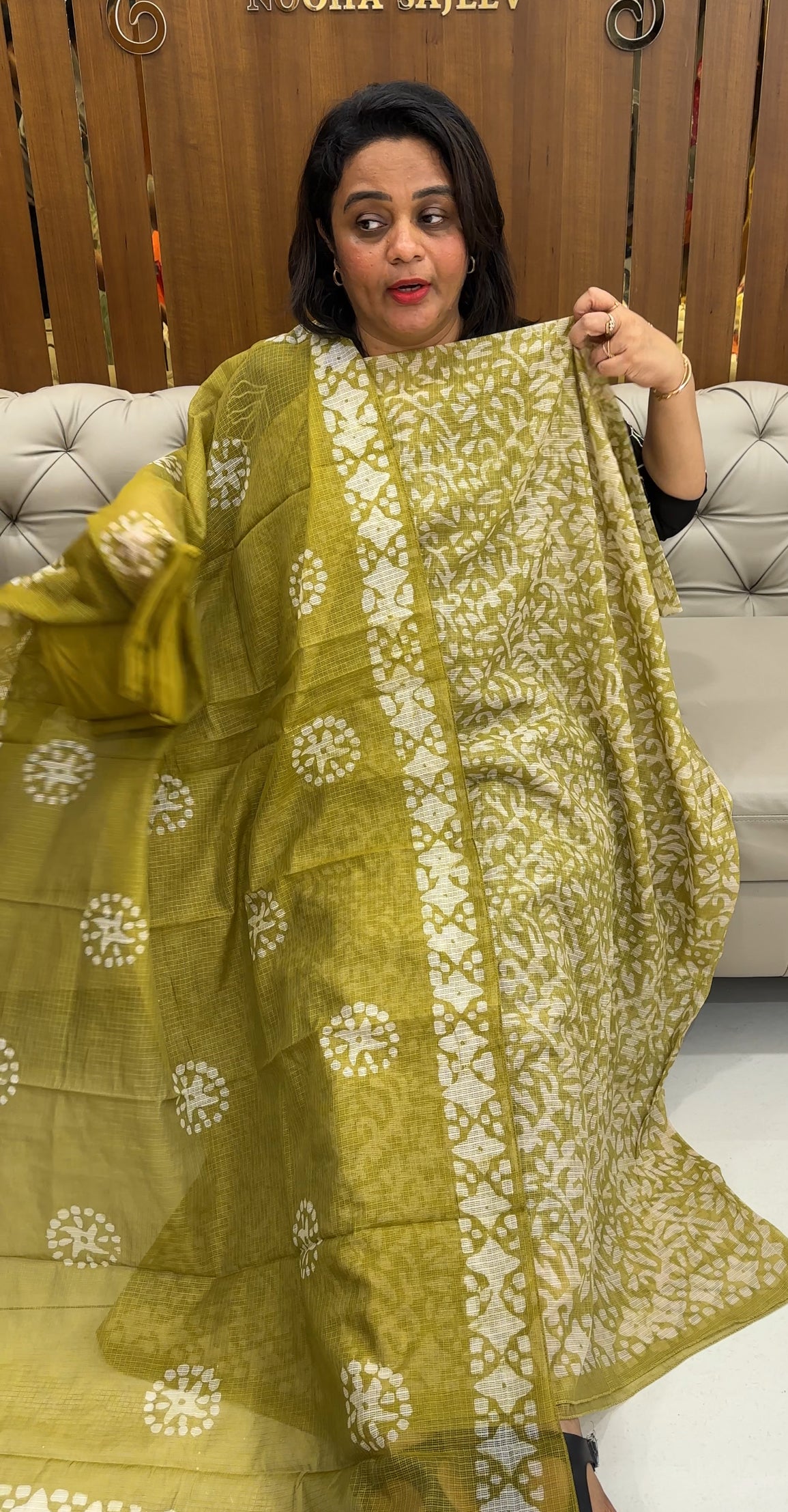 BATIK PRINTED UNSTITCHED SALWAR SUITS - IHA 25919
