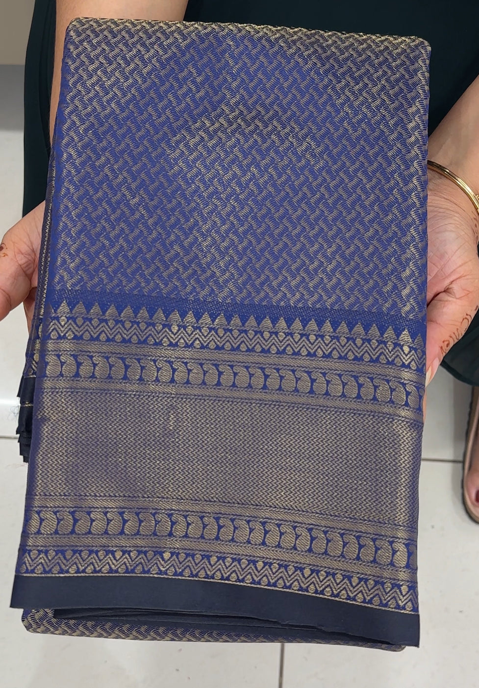 SEMI BROCADE SAREES - IHA 27431