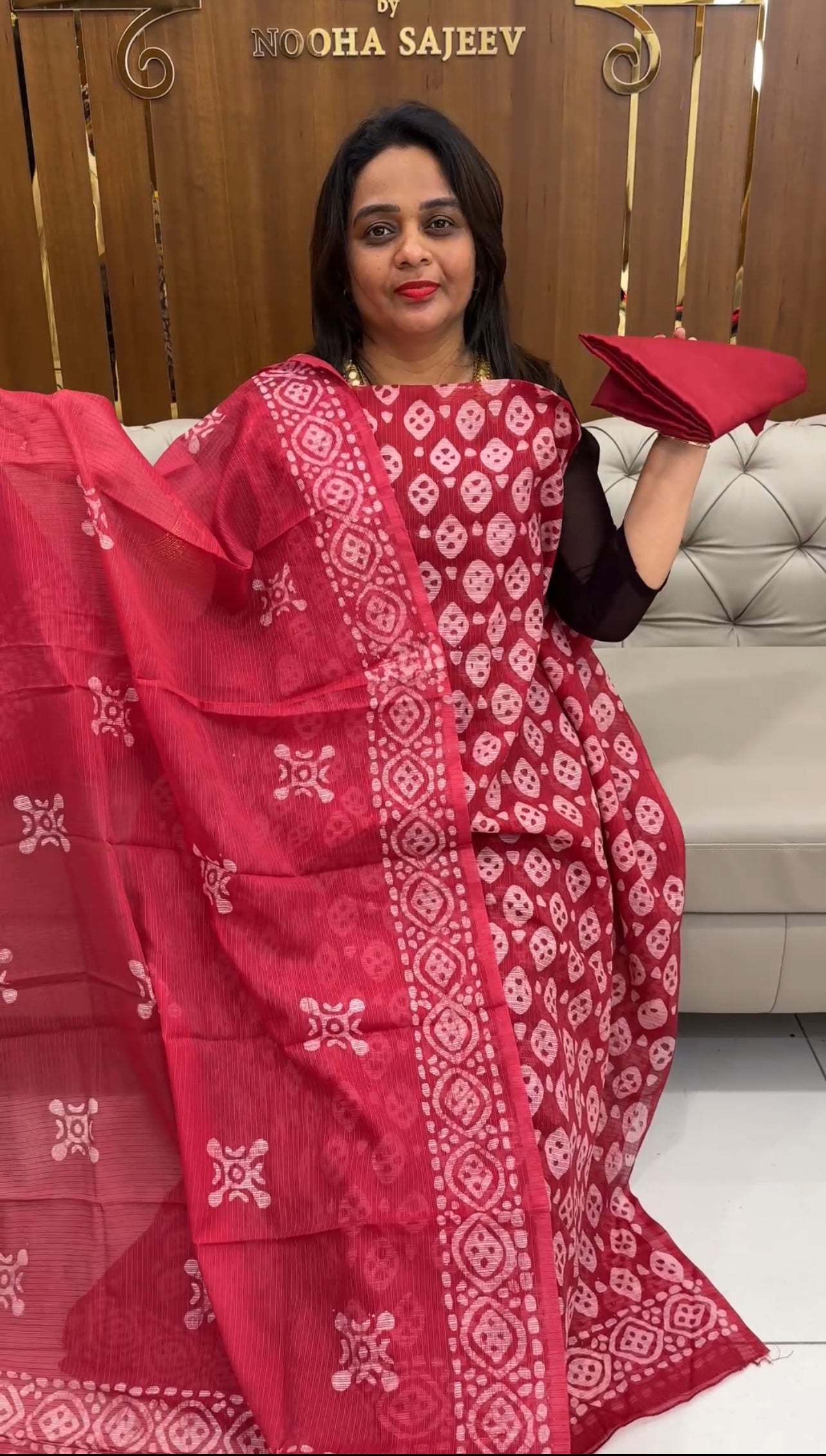 NET KOTA UNSTITCHED SALWAR SUITS - IHA 25657