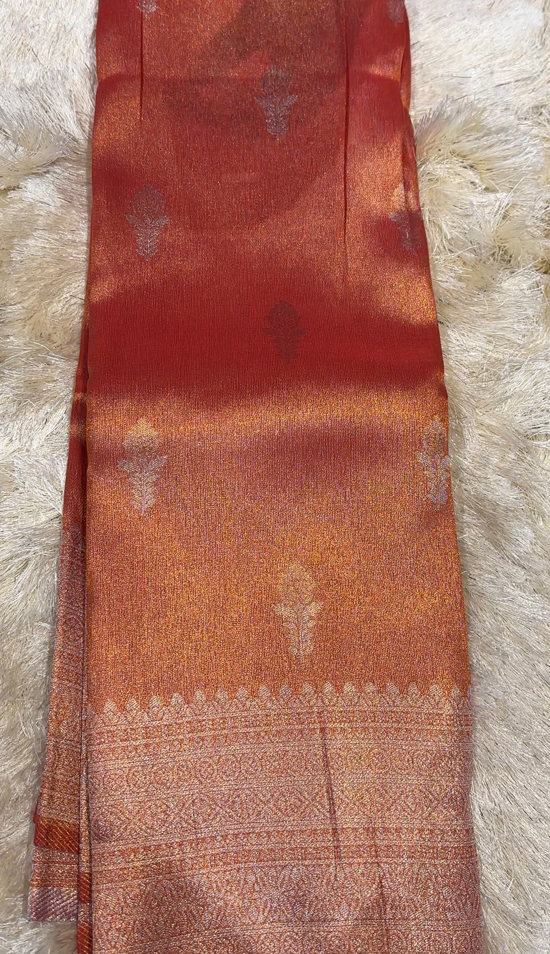 SEMI TISSUE SAREES - IHA 27811