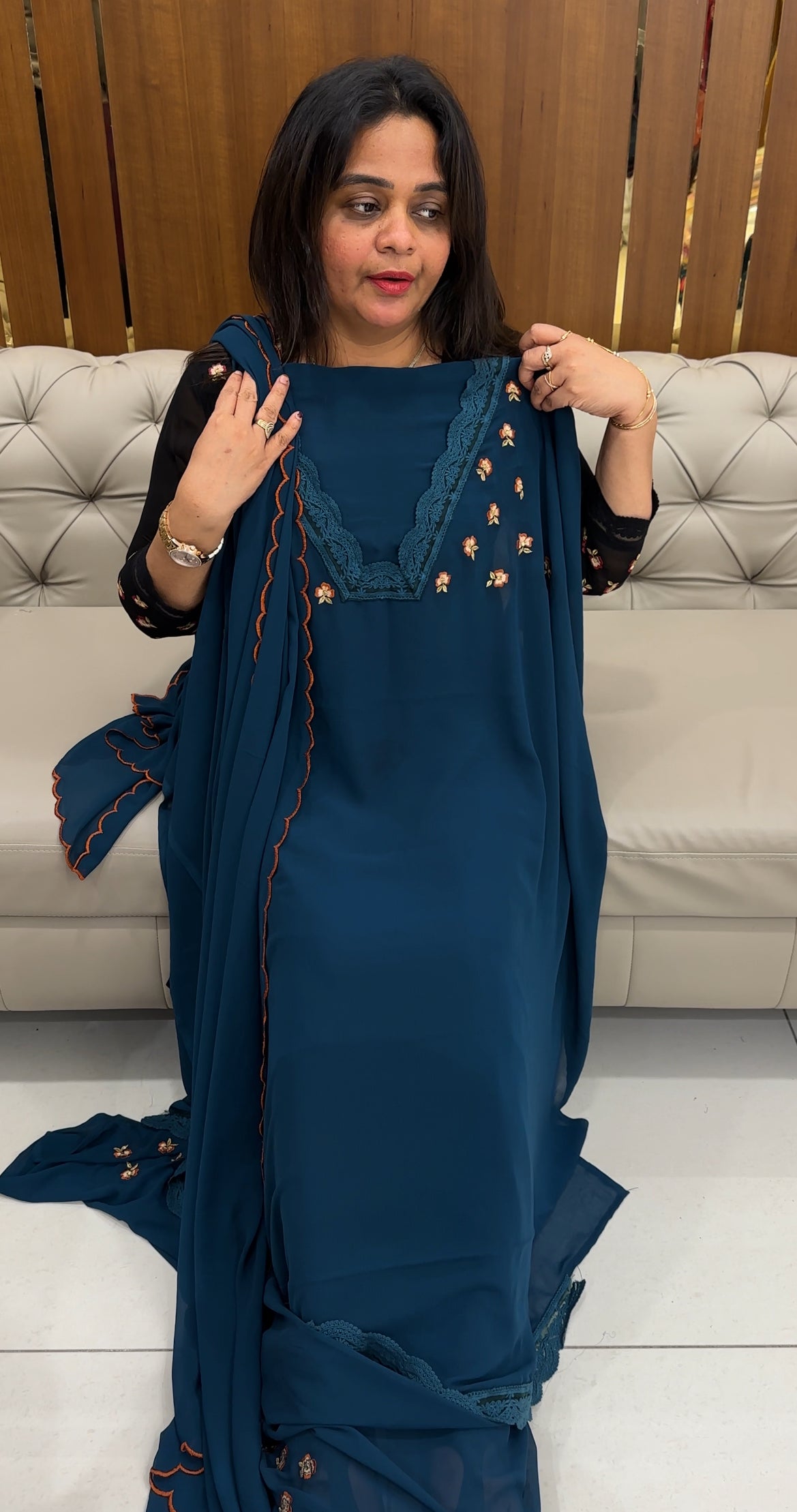 FORWARD UNSTITCHED SALWAR SUITS - IHA 25998