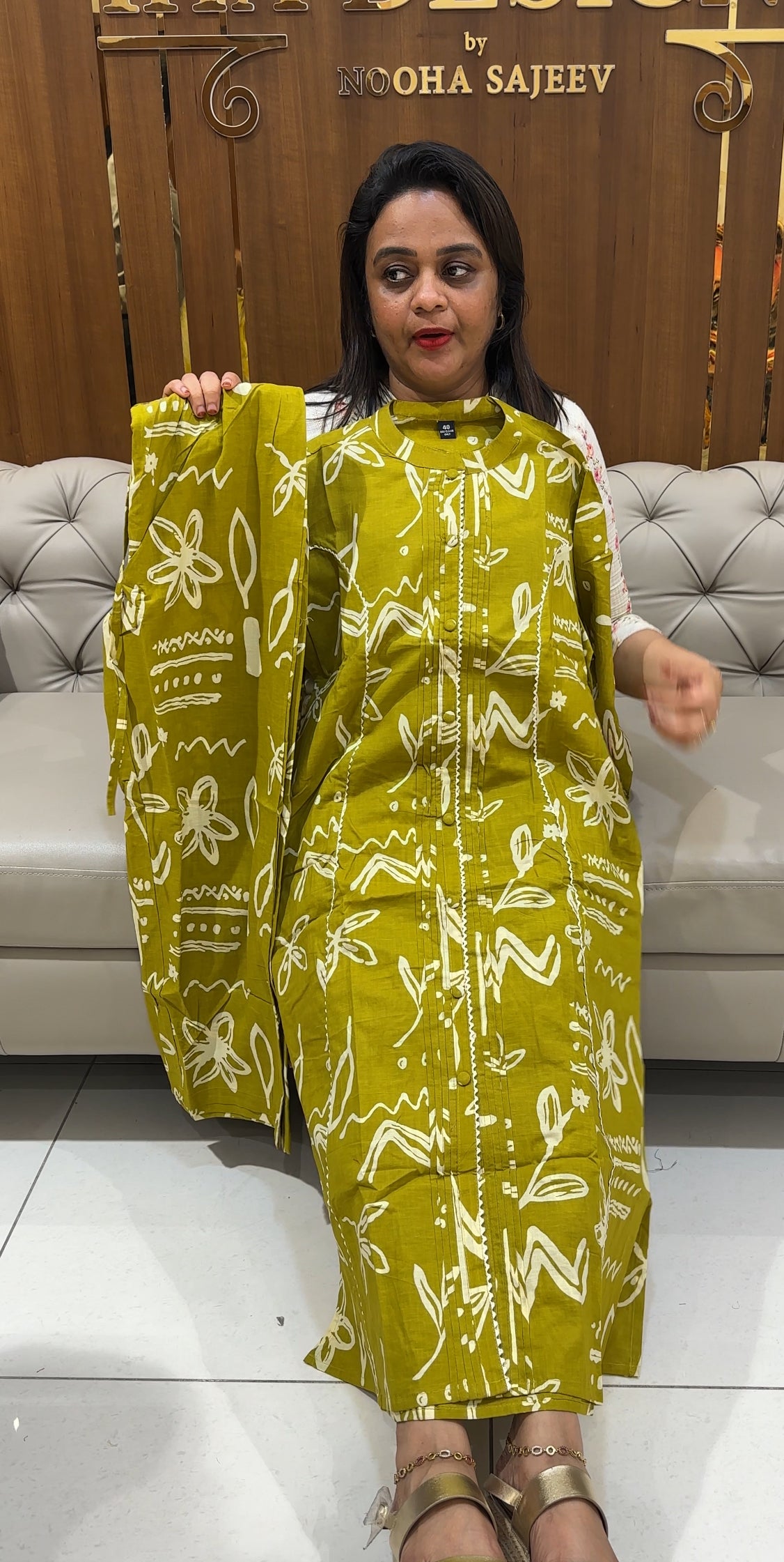 COTTON PRINTED CO-ORDS SETS - IHA 25091
