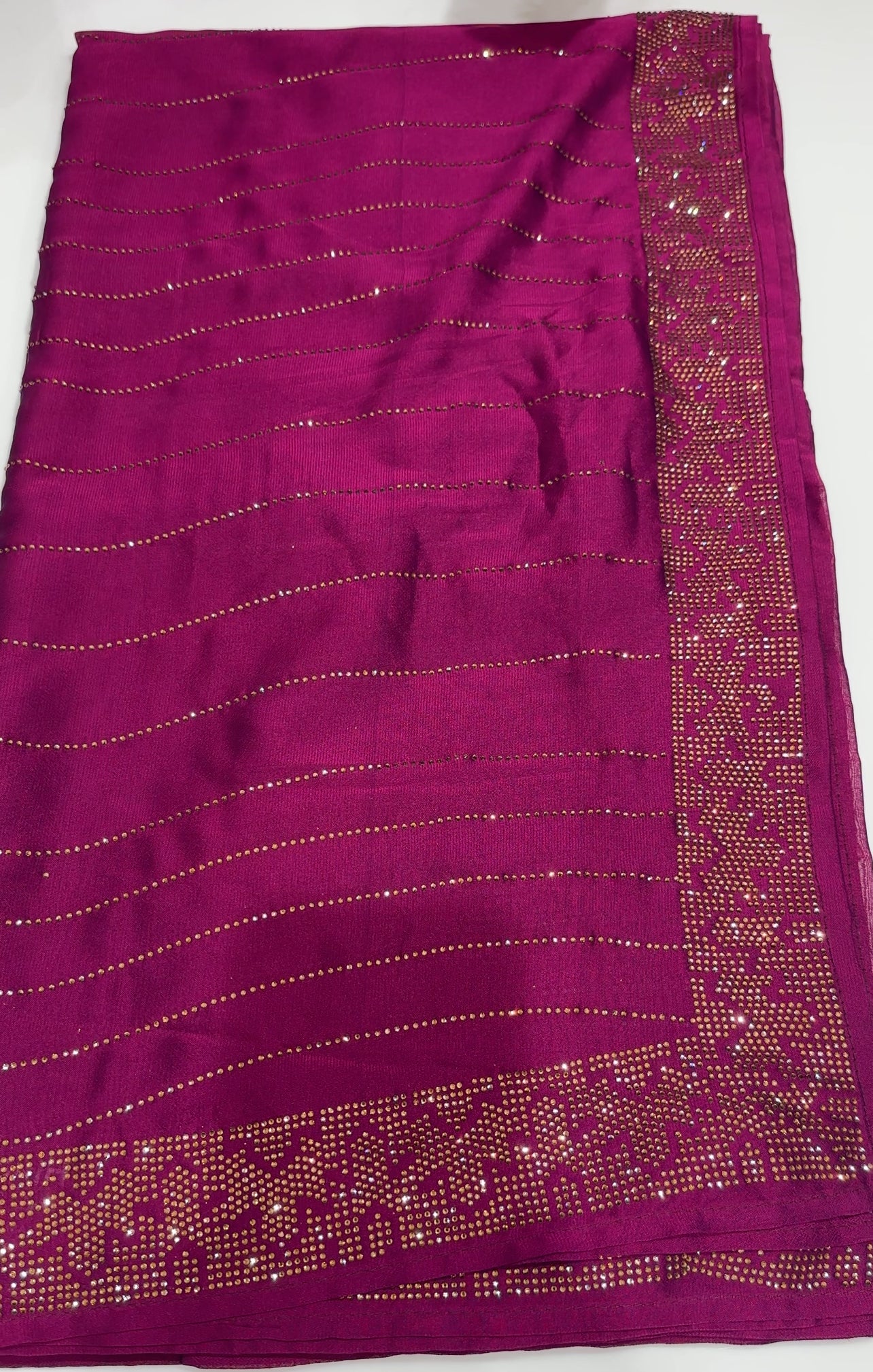 SILKY GEORGETTE SAREES - IHA 27389