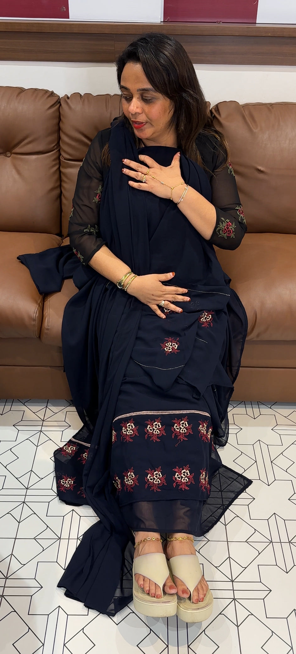 IHA'S IN-HOUSE DESIGNER UNSTITCHED SALWAR SUITS - IHA 24803
