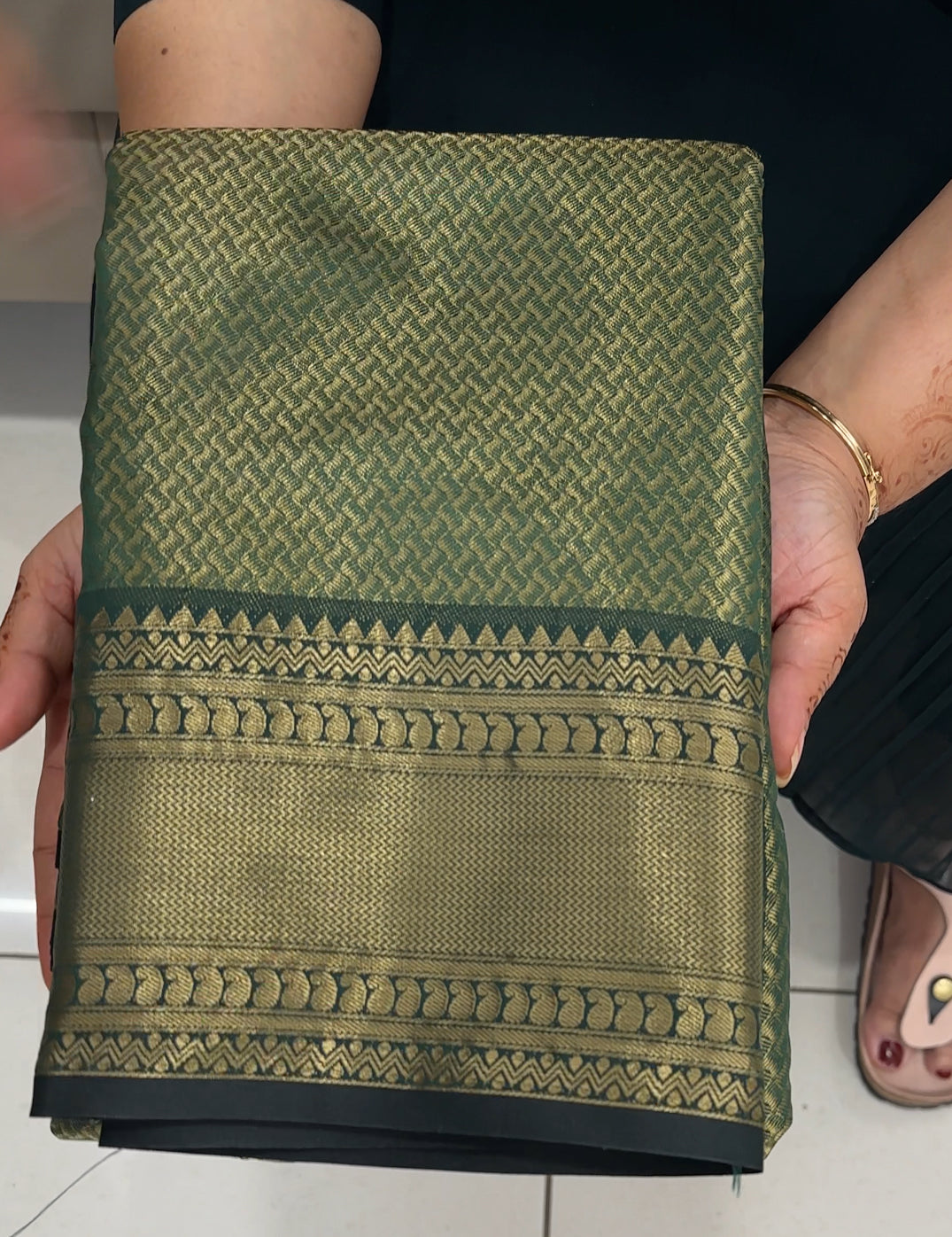SEMI BROCADE SAREES - IHA 27431