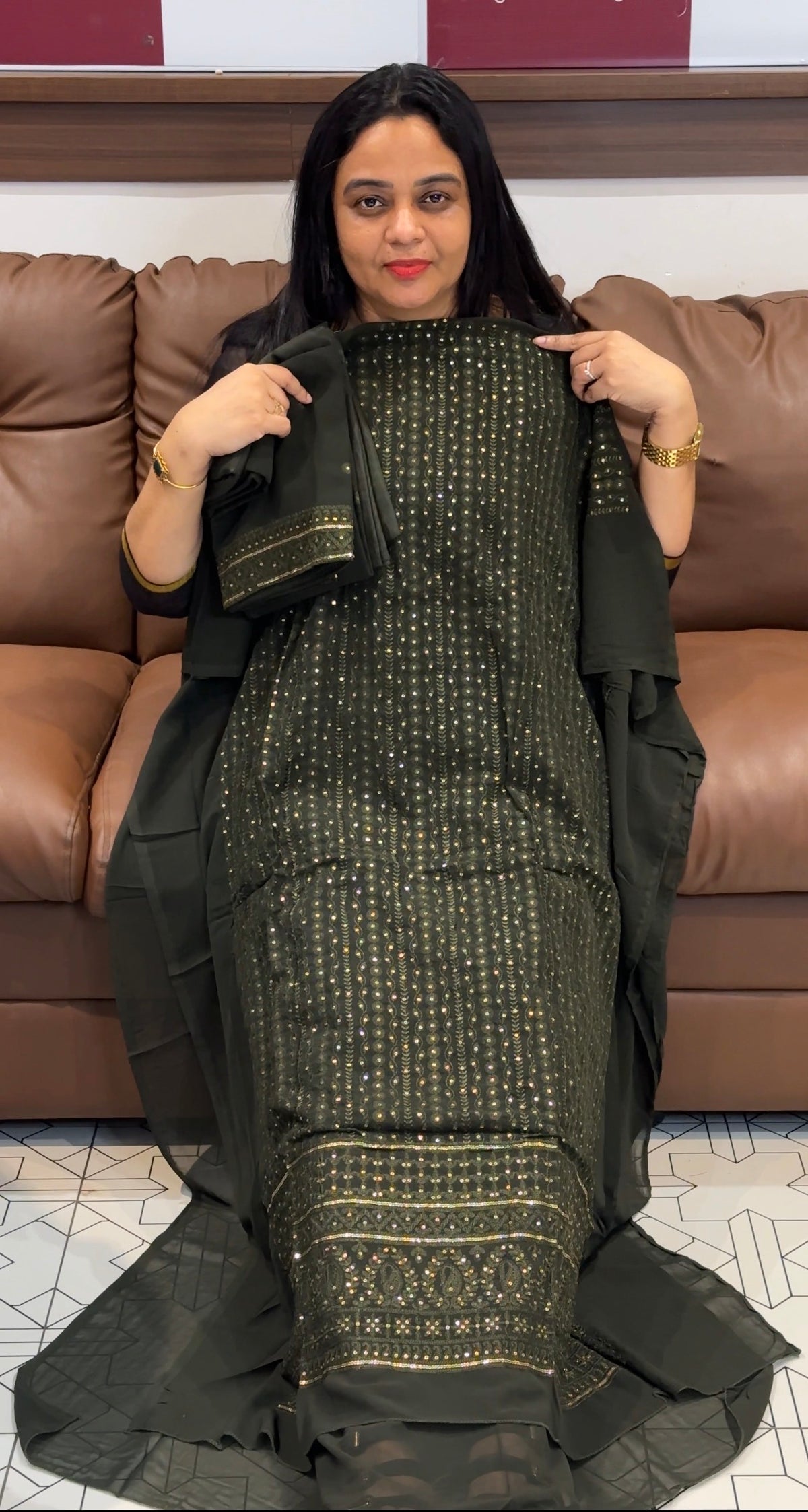 OFFER SALES UNSTITCHED SALWAR SUITS - IHA 35474