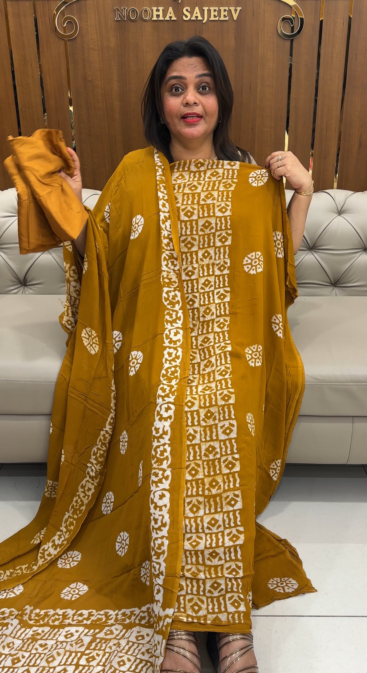 VISCOSE GEEORGETTE UNSTITCHED SALWAR SUITS - IHA 25805
